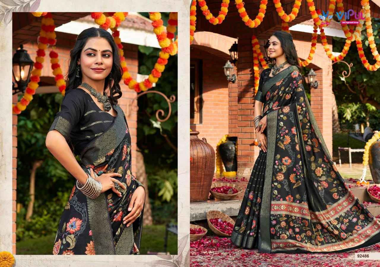 Vipul Anvi Vol 3 Soft Silk Saree Collection ( 9 Pcs Catalog )