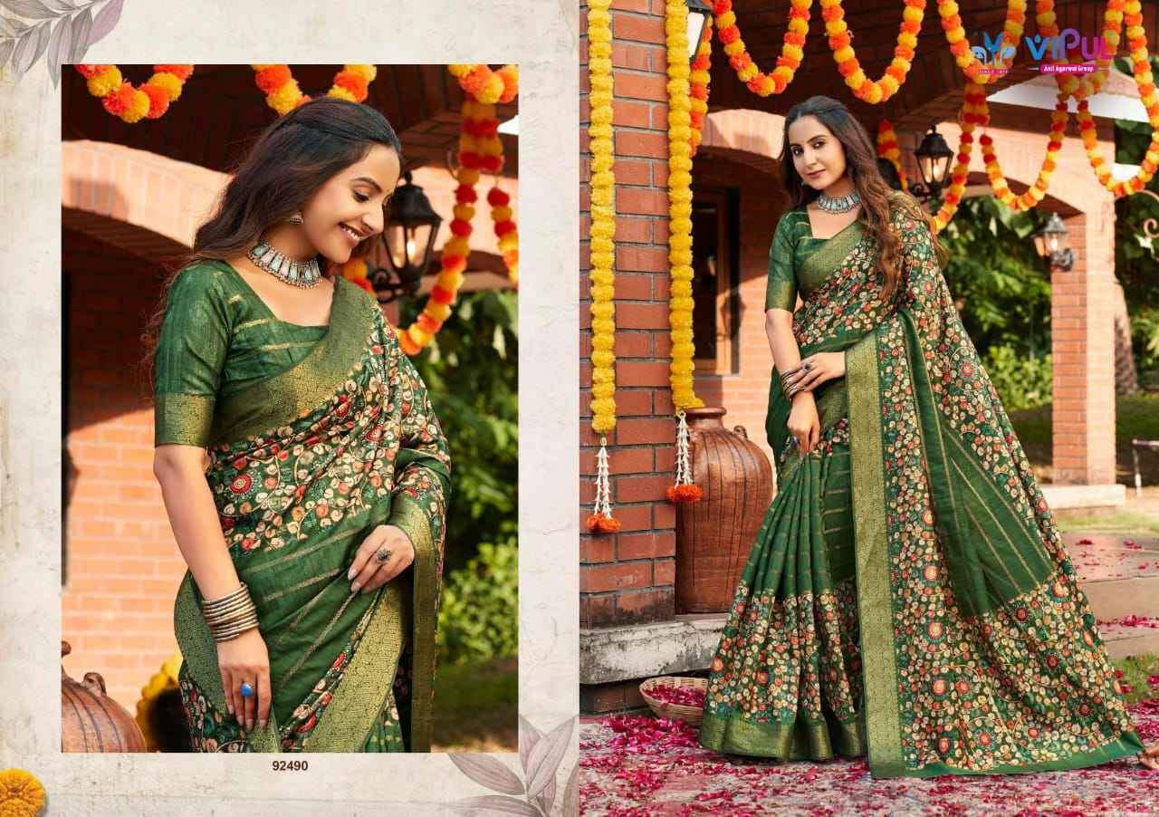 Vipul Anvi Vol 3 Soft Silk Saree Collection ( 9 Pcs Catalog )