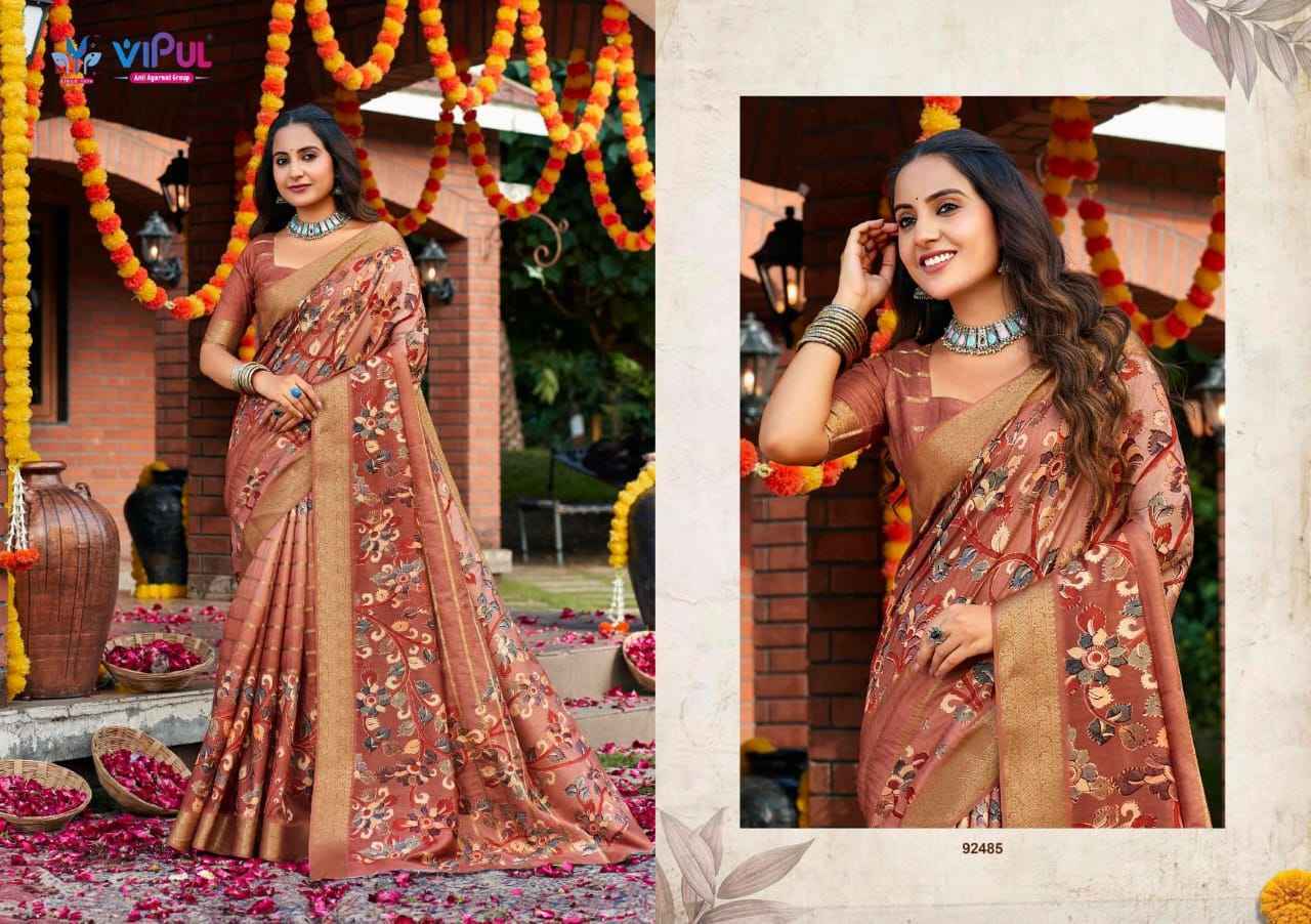 Vipul Anvi Vol 3 Soft Silk Saree Collection ( 9 Pcs Catalog )