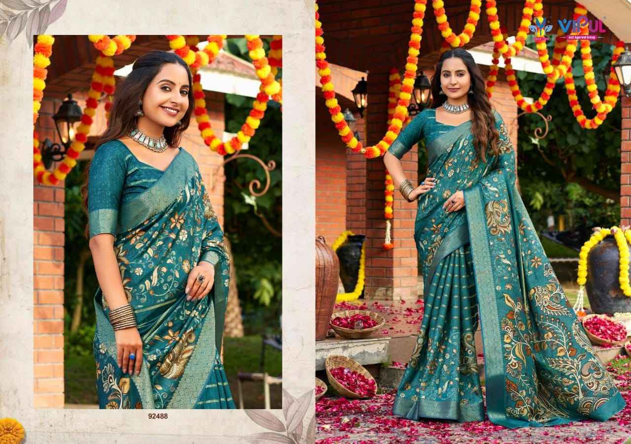 Vipul Anvi Vol 3 Soft Silk Saree Collection ( 9 Pcs Catalog )