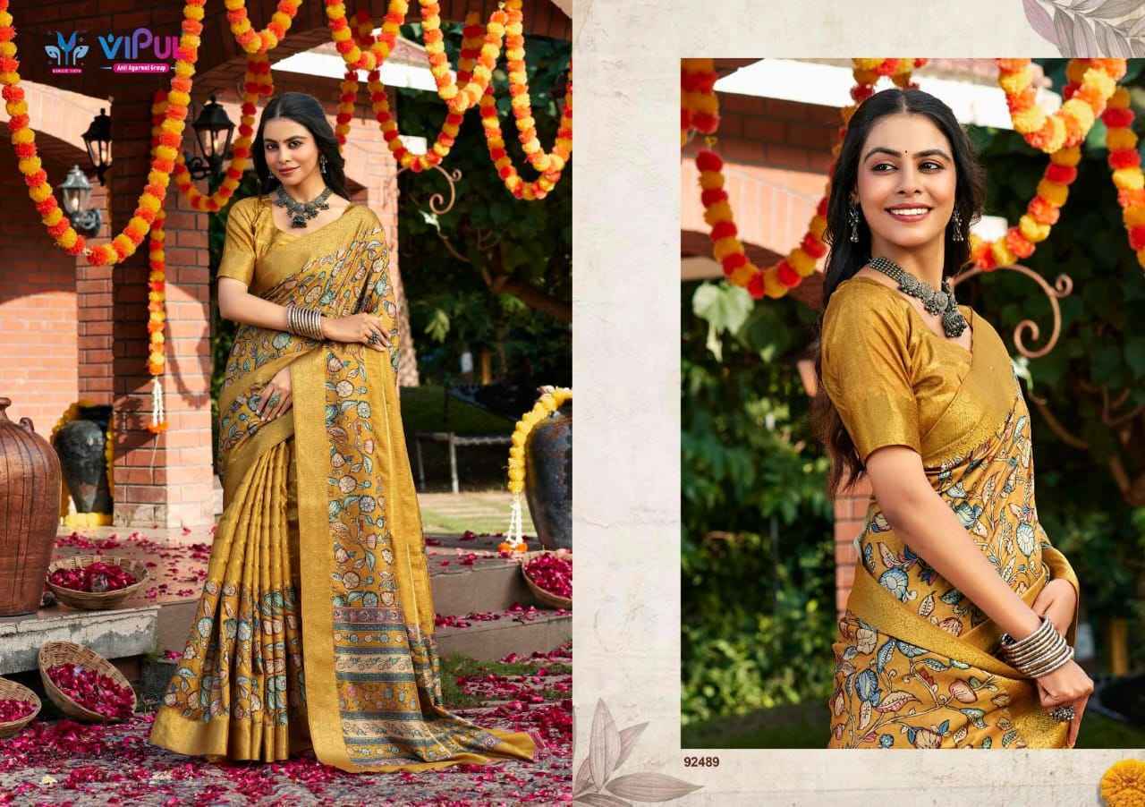 Vipul Anvi Vol 3 Soft Silk Saree Collection ( 9 Pcs Catalog )