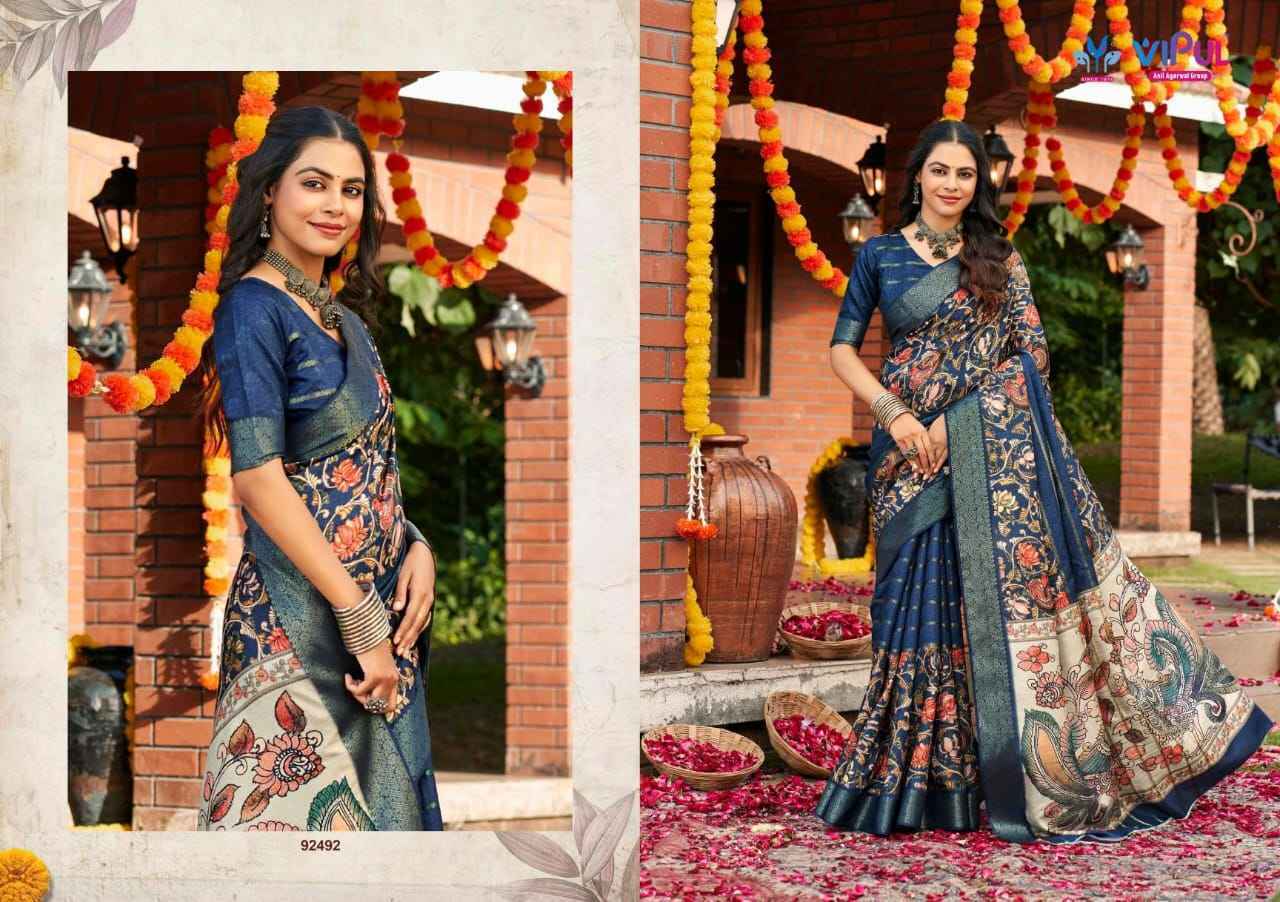 Vipul Anvi Vol 3 Soft Silk Saree Collection ( 9 Pcs Catalog )
