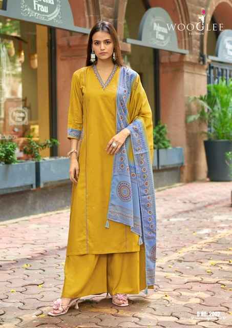 Wooglee Chitrangna Barline Viscose Kurti Combo Collection ( 6 Pcs Catalog )