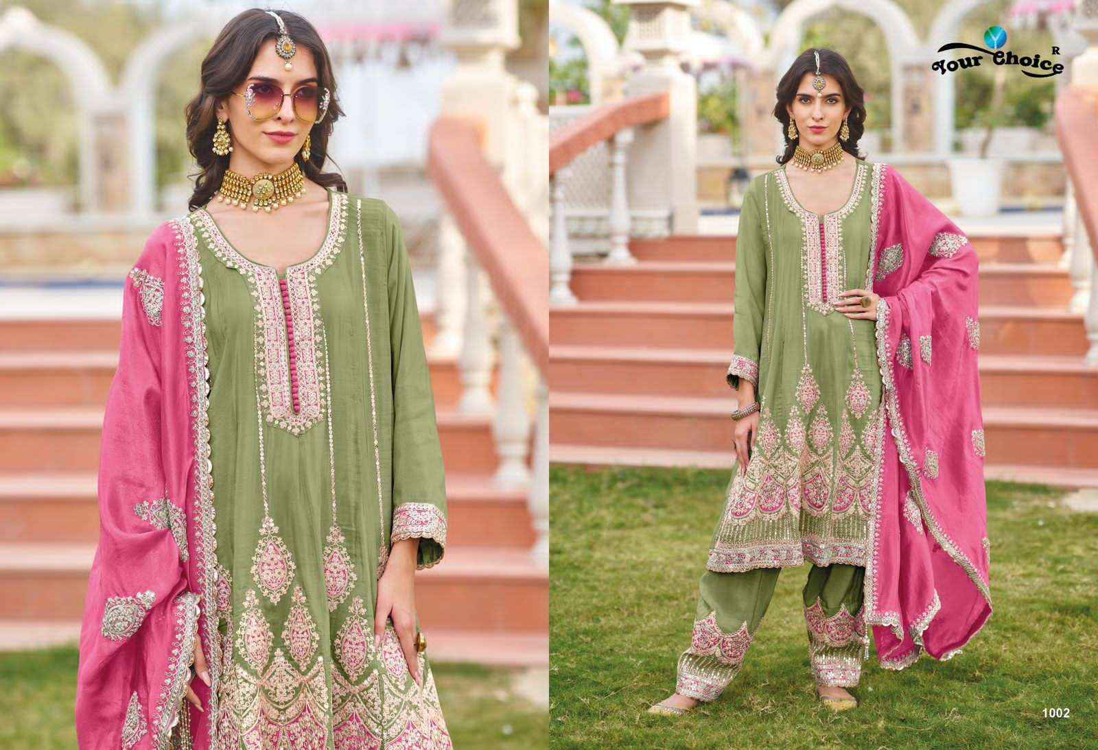 Your Choice Kashish Vol 1 Readymade Designer Suit Weeding Collection