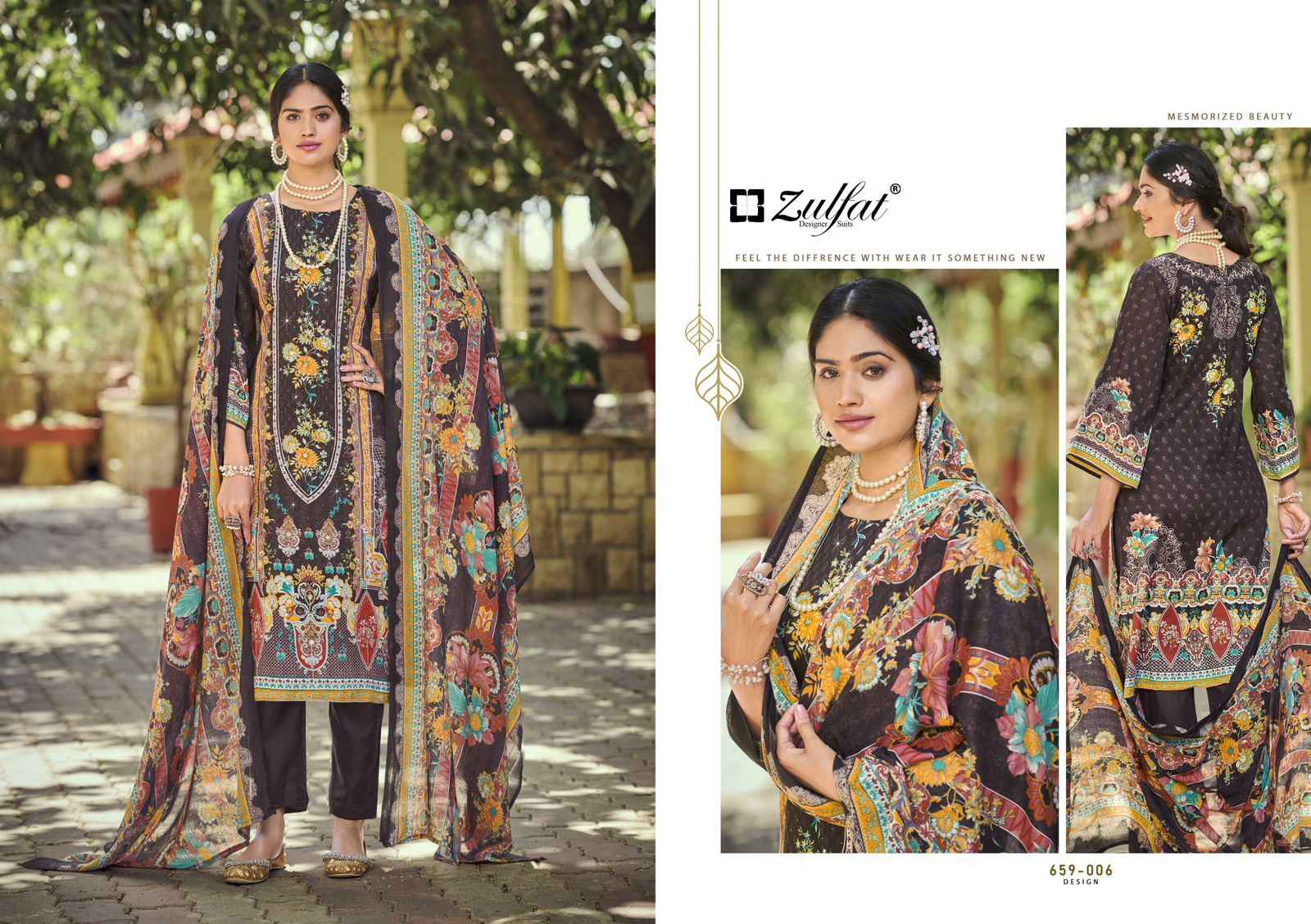 ZULFAT RAABTA VOL 7 PURE JAM COTTON DRESS MATERIAL WHOLESALE PRICE ( 6 PCS CATALOG )