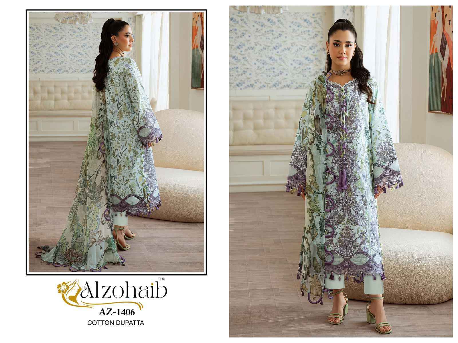 Alzohaib Riwayat Vol 1 Cotton Dress Material Surat Textile Bazaar ( 5 pcs Catalogue )