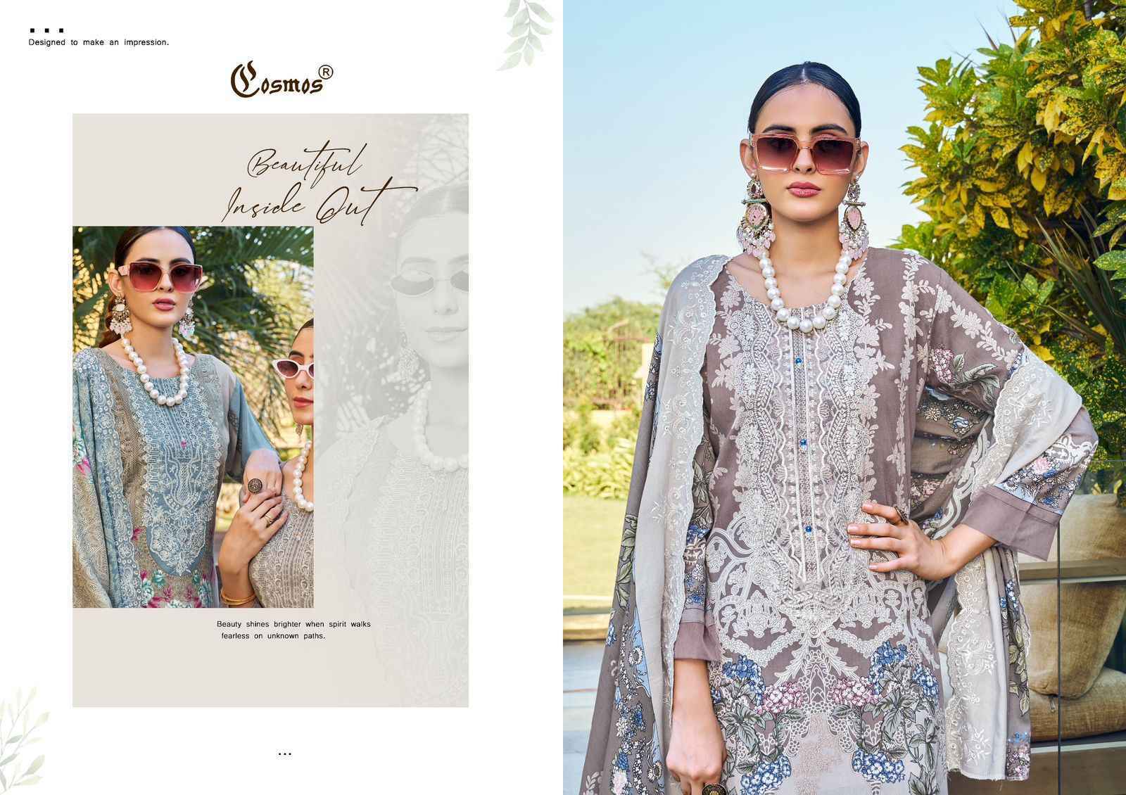 Cosmos Needle Wonder Winter Wear Vol 1 Rayon Dress Material Collection ( 8 Pcs Catalog )