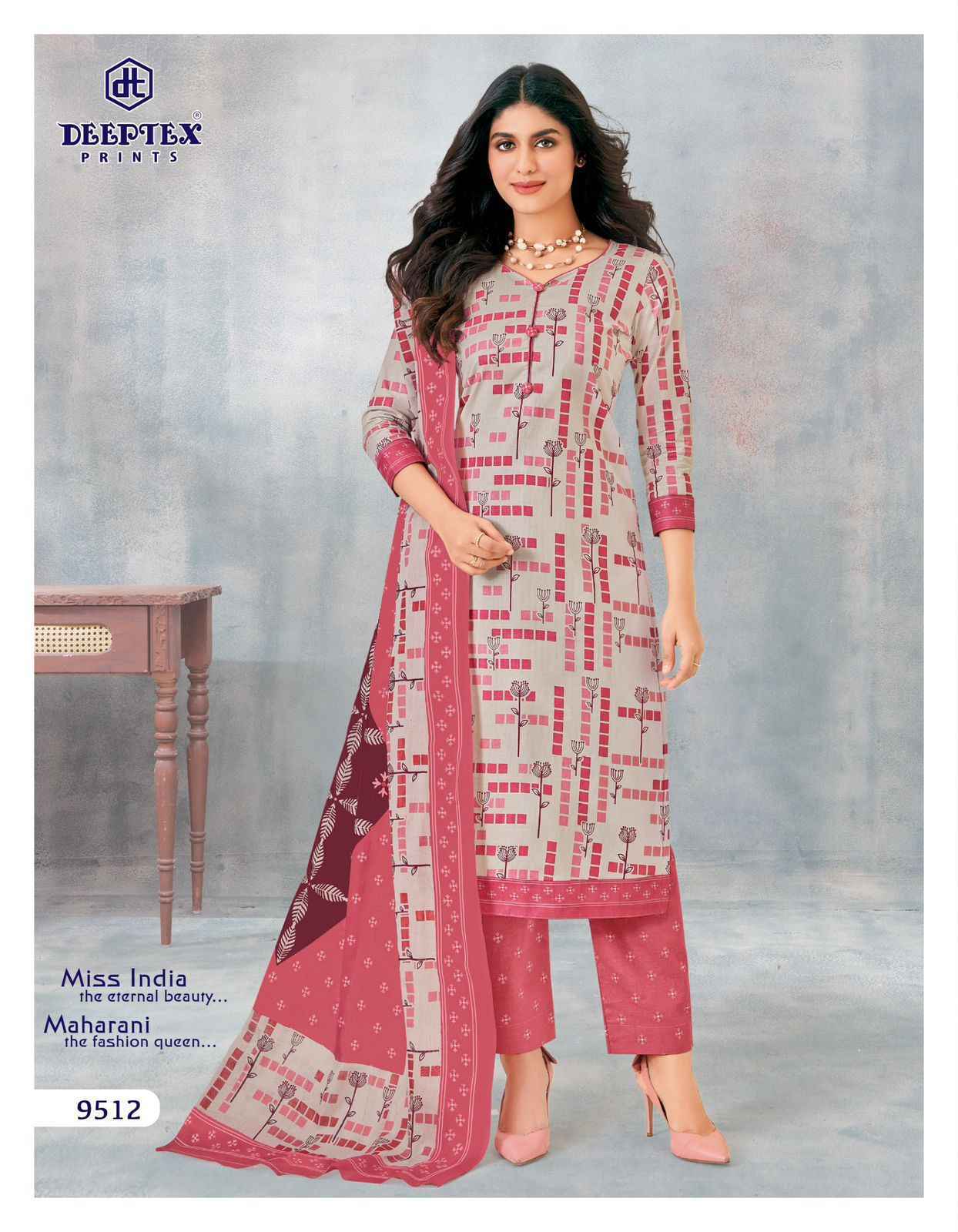 Deeptex Miss India Vol 95 Cotton Dress Material Wholesale Price ( 16 Pcs Catalog )