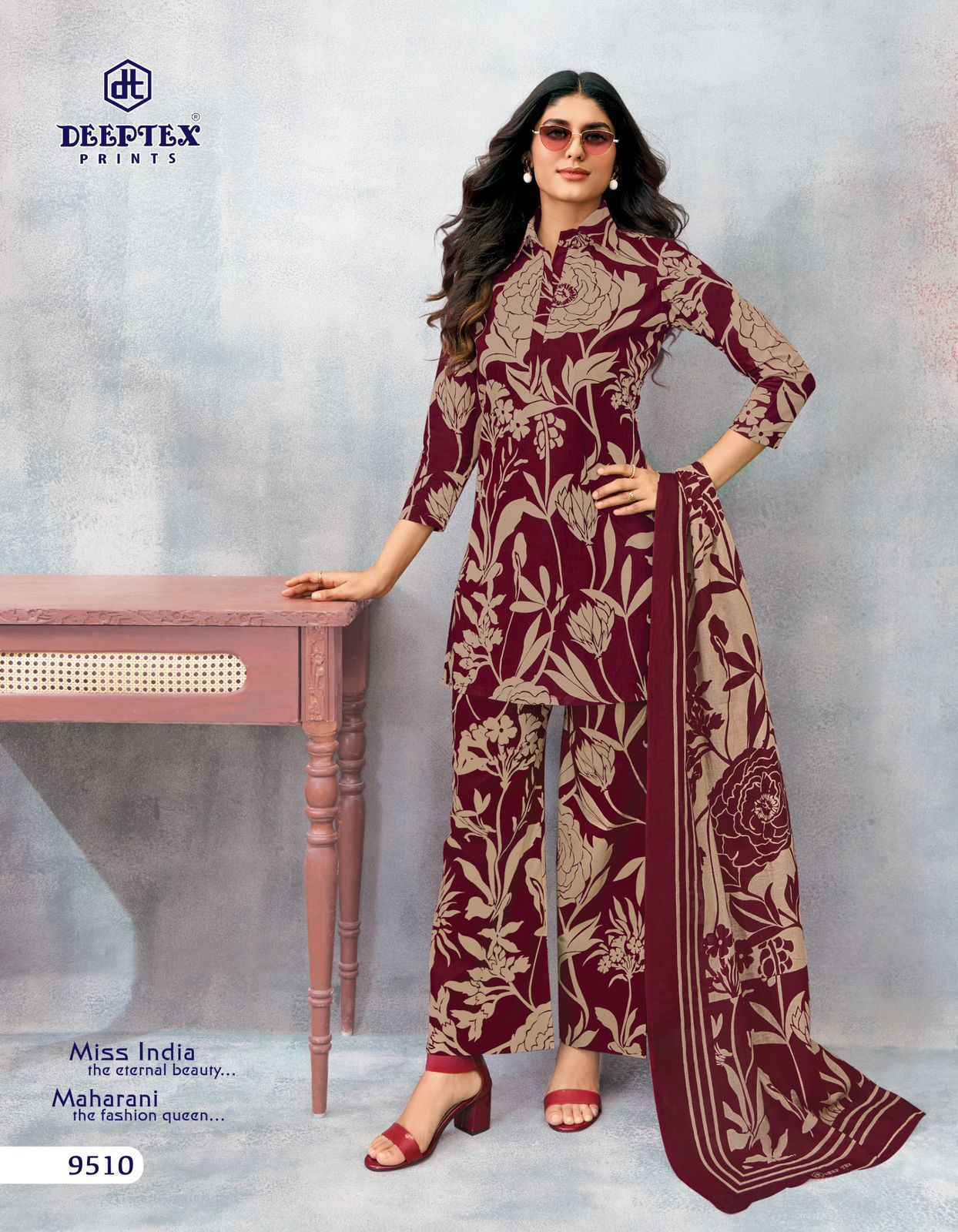 Deeptex Miss India Vol 95 Cotton Dress Material Wholesale Price ( 16 Pcs Catalog )