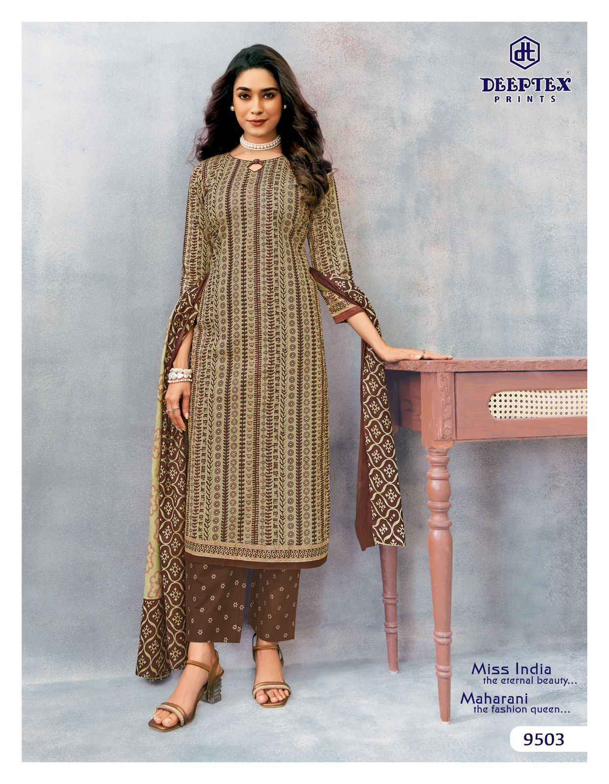 Deeptex Miss India Vol 95 Cotton Dress Material Wholesale Price ( 16 Pcs Catalog )