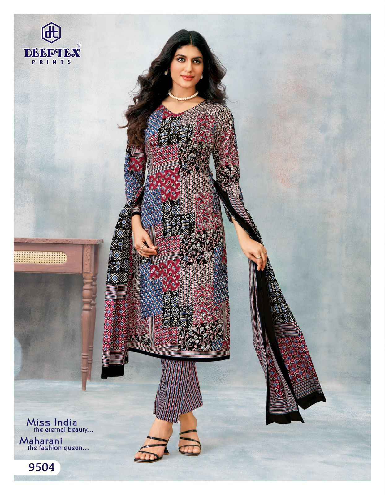 Deeptex Miss India Vol 95 Cotton Dress Material Wholesale Price ( 16 Pcs Catalog )