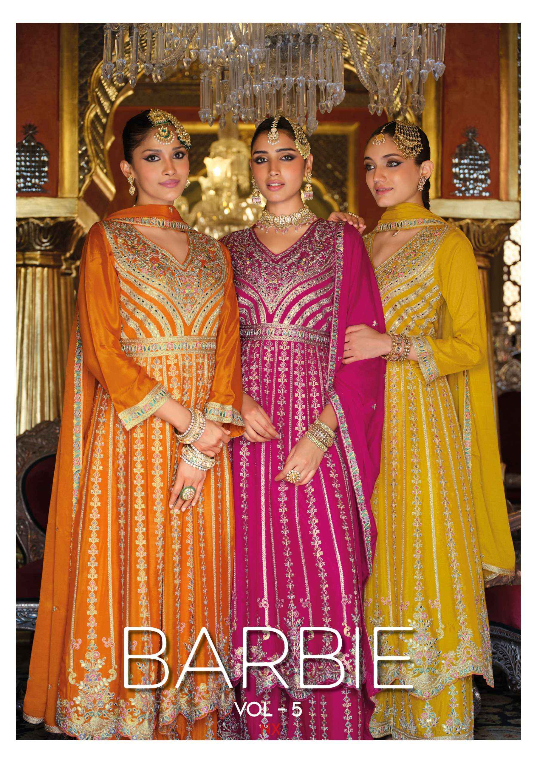 Eba Lifestyle Barbie Vol 5 Nx Readymade Latest Designer Dress Collection ( 3 Pcs Catalog )