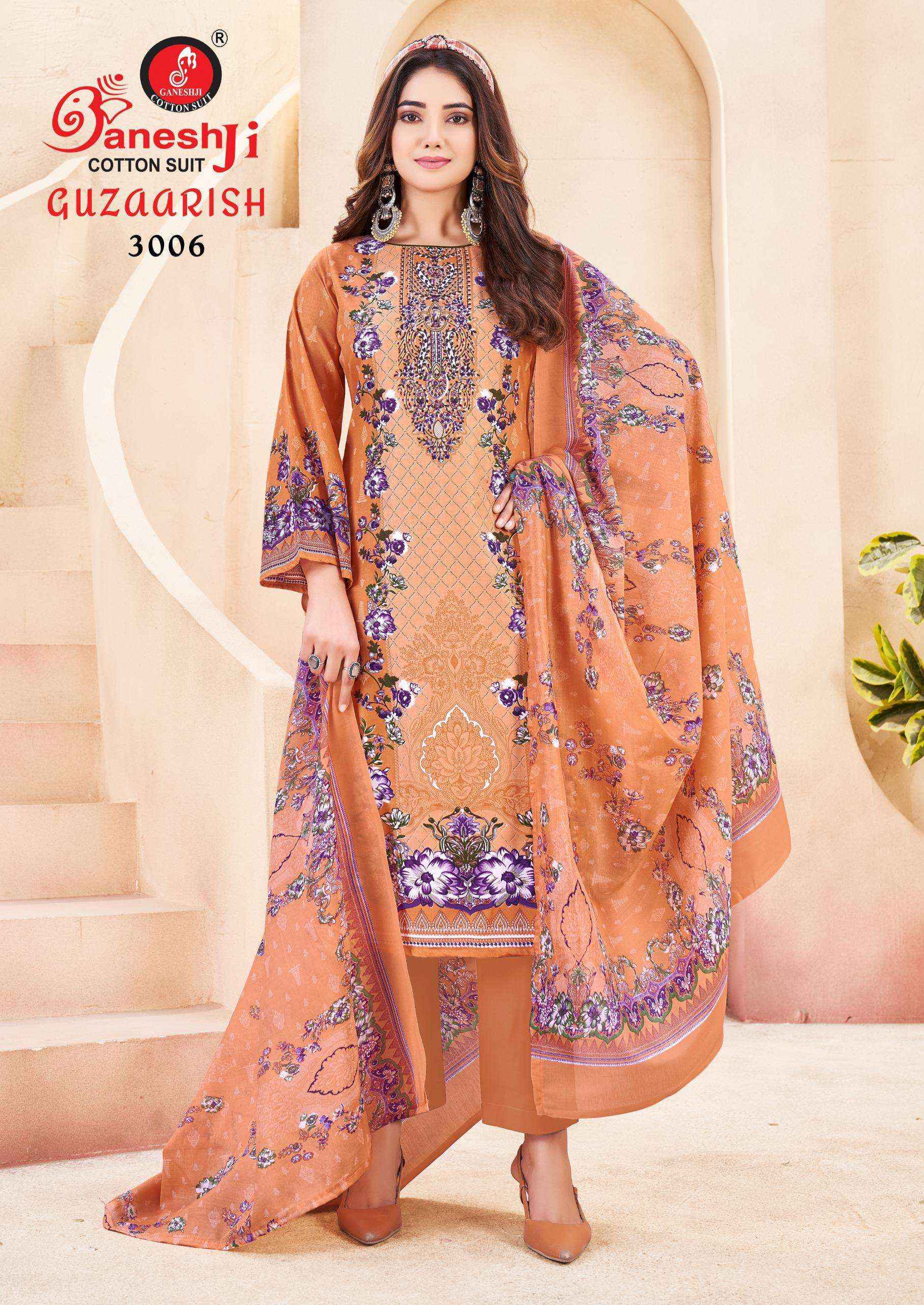 Ganesh Ji Guzaarish Vol 3 Soft Cotton Dress Material Collection ( 8 Pcs Catalog )