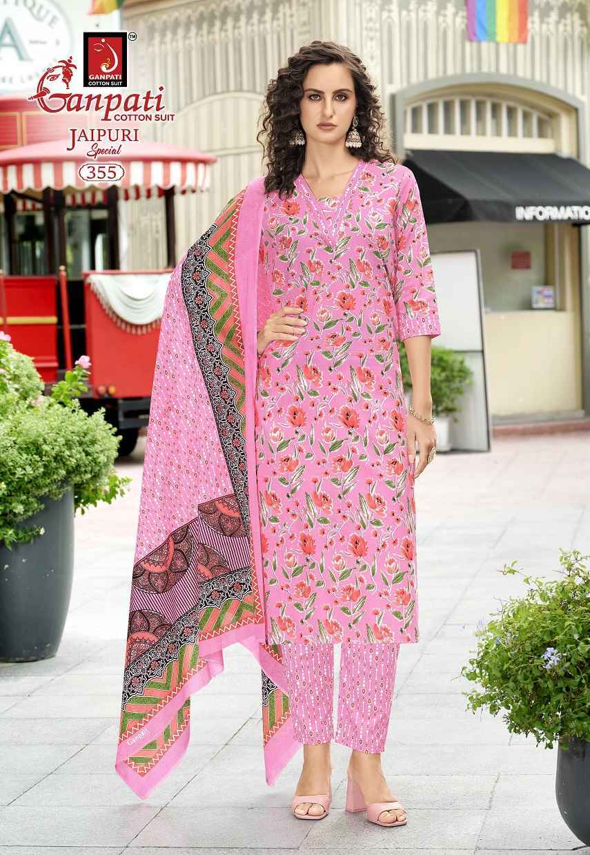 Ganpati Jaipuri Special Pant Vol 17 Readymade Cotton Suit Wholesale Price ( 15 Pcs Catalog )