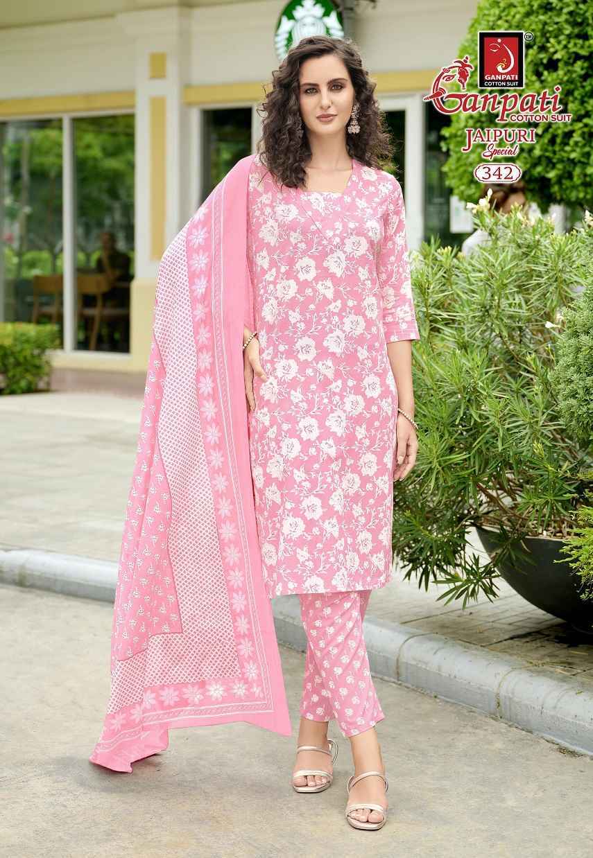 Ganpati Jaipuri Special Pant Vol 17 Readymade Cotton Suit Wholesale Price ( 15 Pcs Catalog )