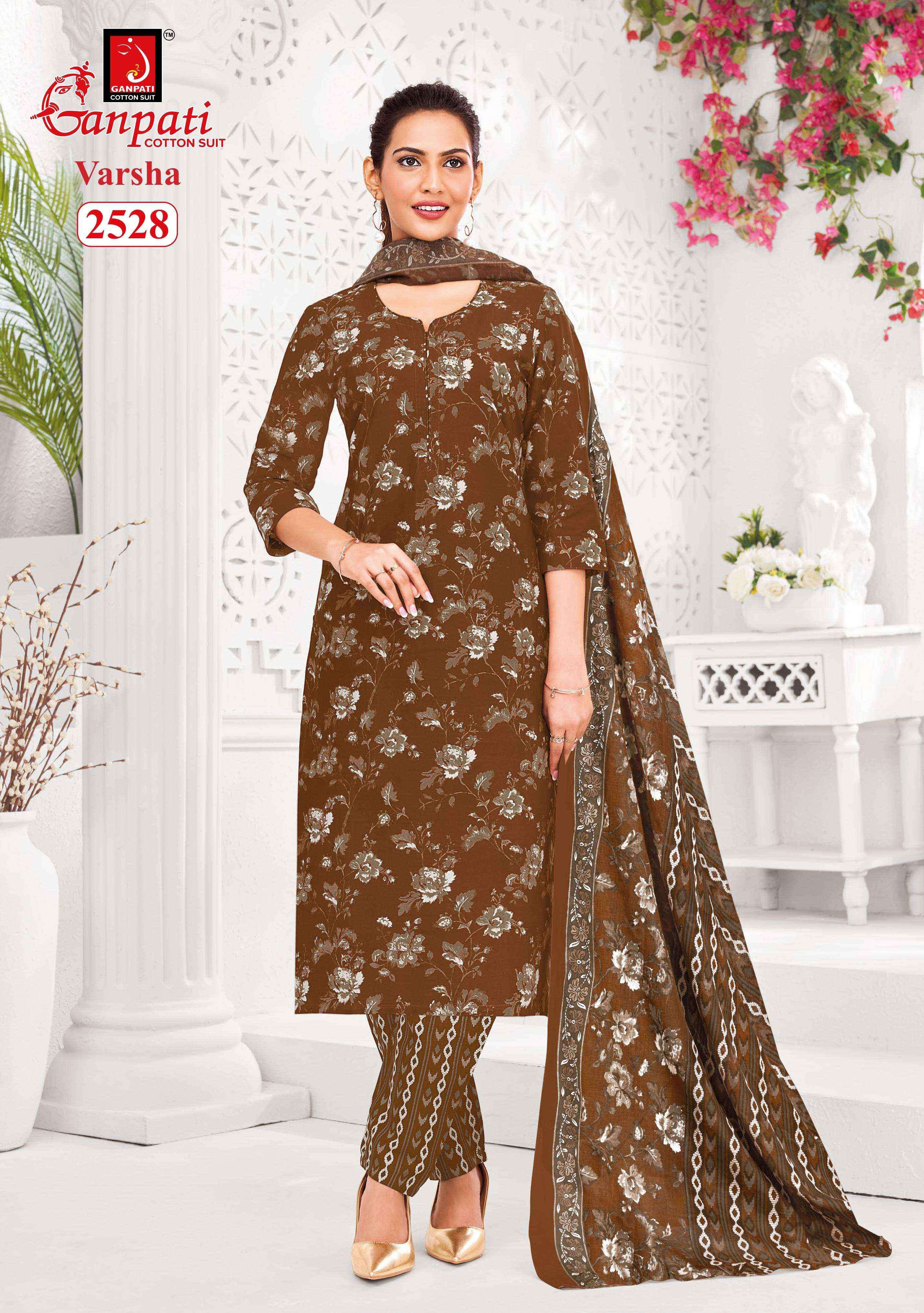 Ganpati Varsha Vol 13 Cotton Dress Material Collection ( 15 Pcs Catalog )