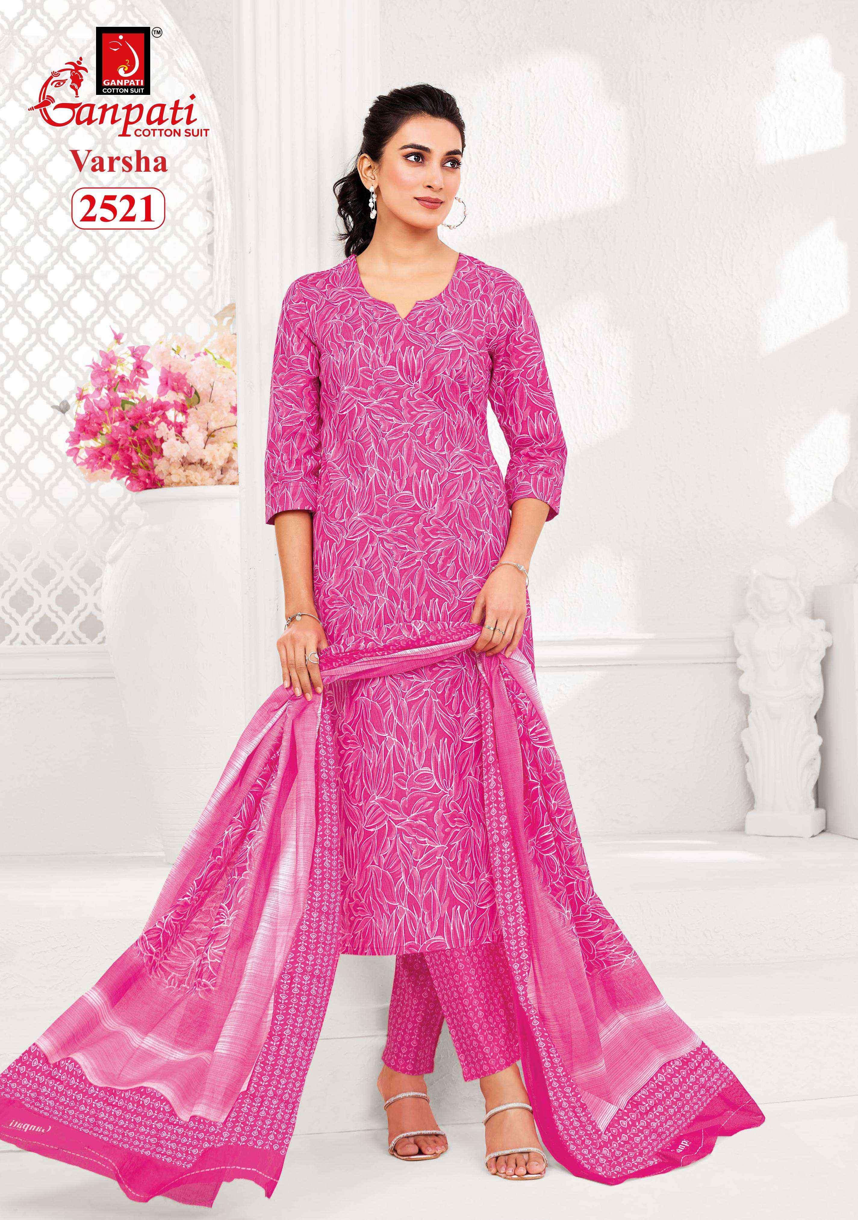 Ganpati Varsha Vol 13 Cotton Dress Material Collection ( 15 Pcs Catalog )