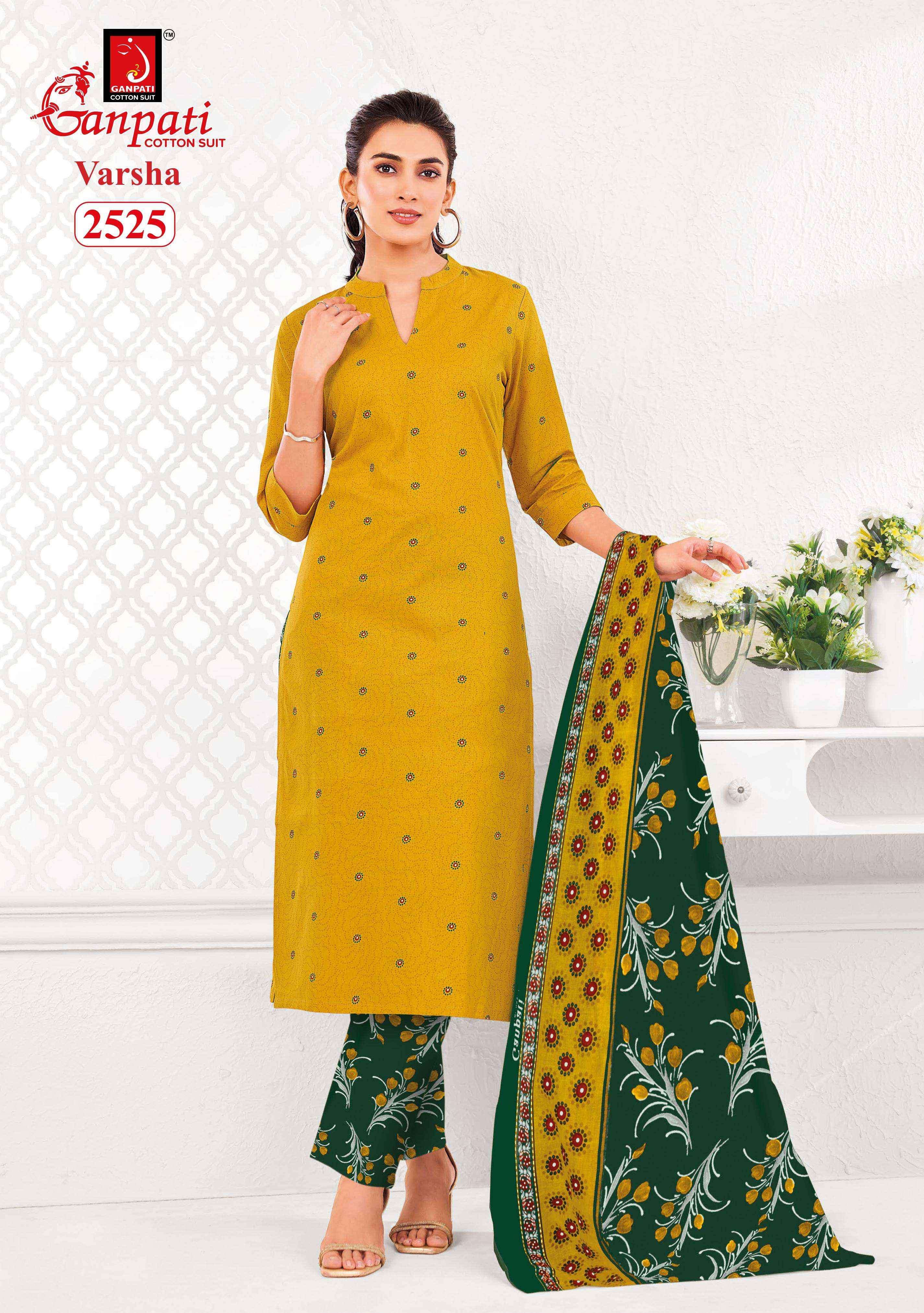 Ganpati Varsha Vol 13 Cotton Dress Material Collection ( 15 Pcs Catalog )