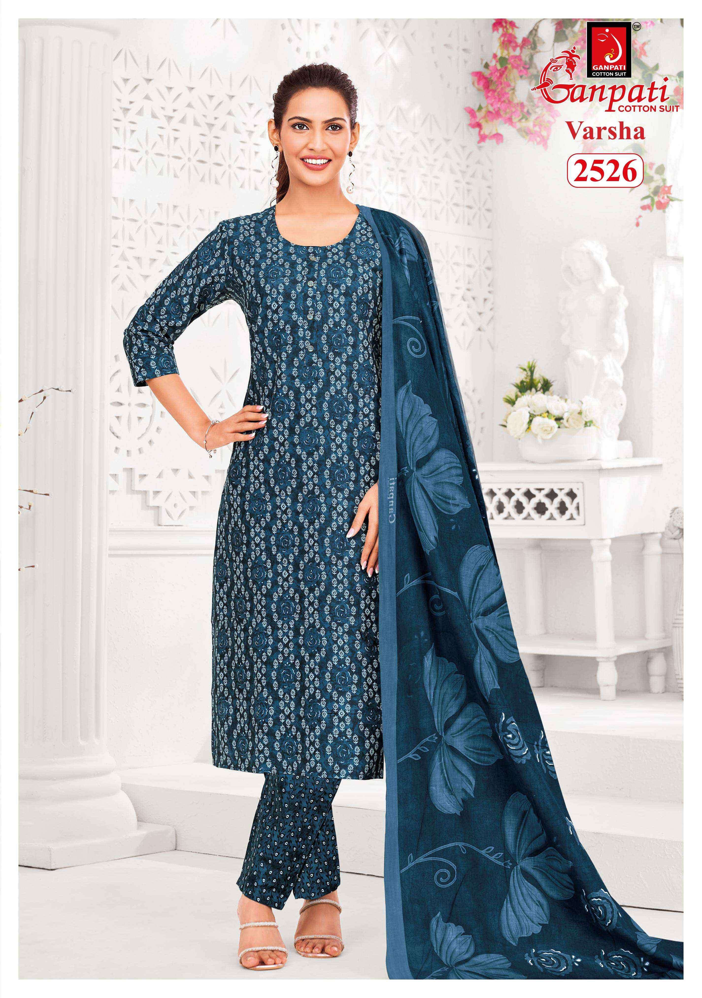 Ganpati Varsha Vol 13 Cotton Dress Material Collection ( 15 Pcs Catalog )