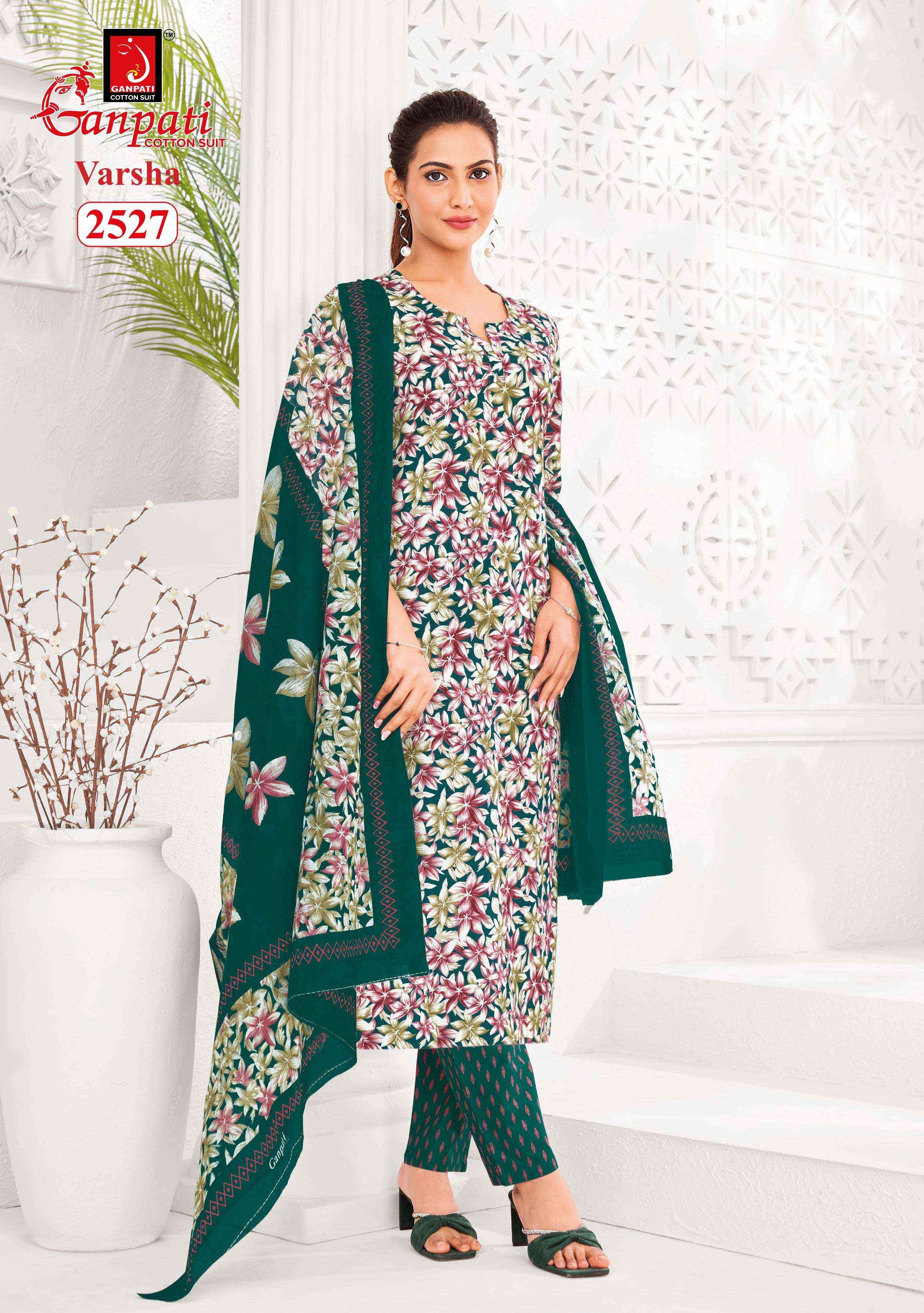 Ganpati Varsha Vol 13 Cotton Dress Material Collection ( 15 Pcs Catalog )