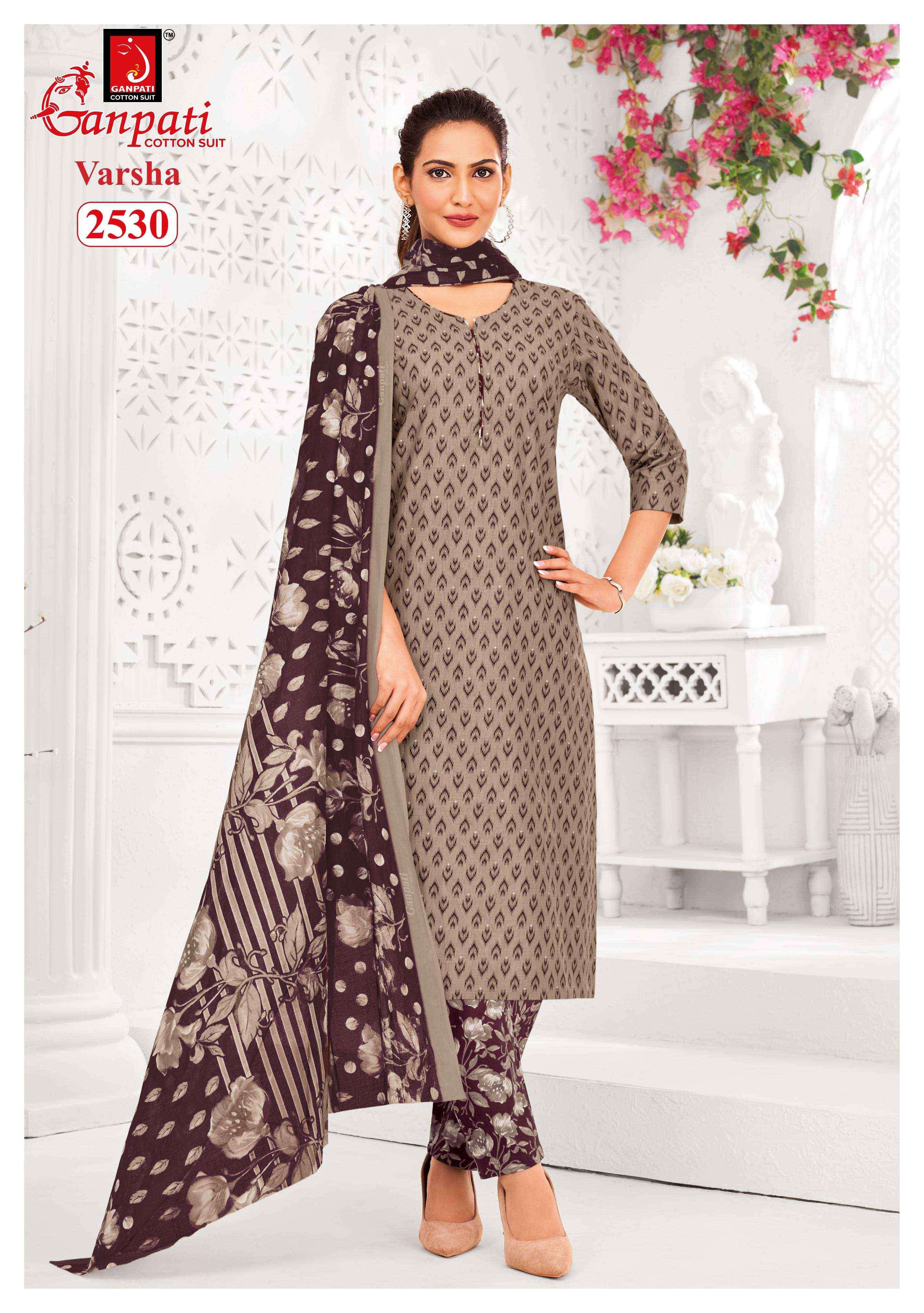 Ganpati Varsha Vol 13 Cotton Dress Material Collection ( 15 Pcs Catalog )