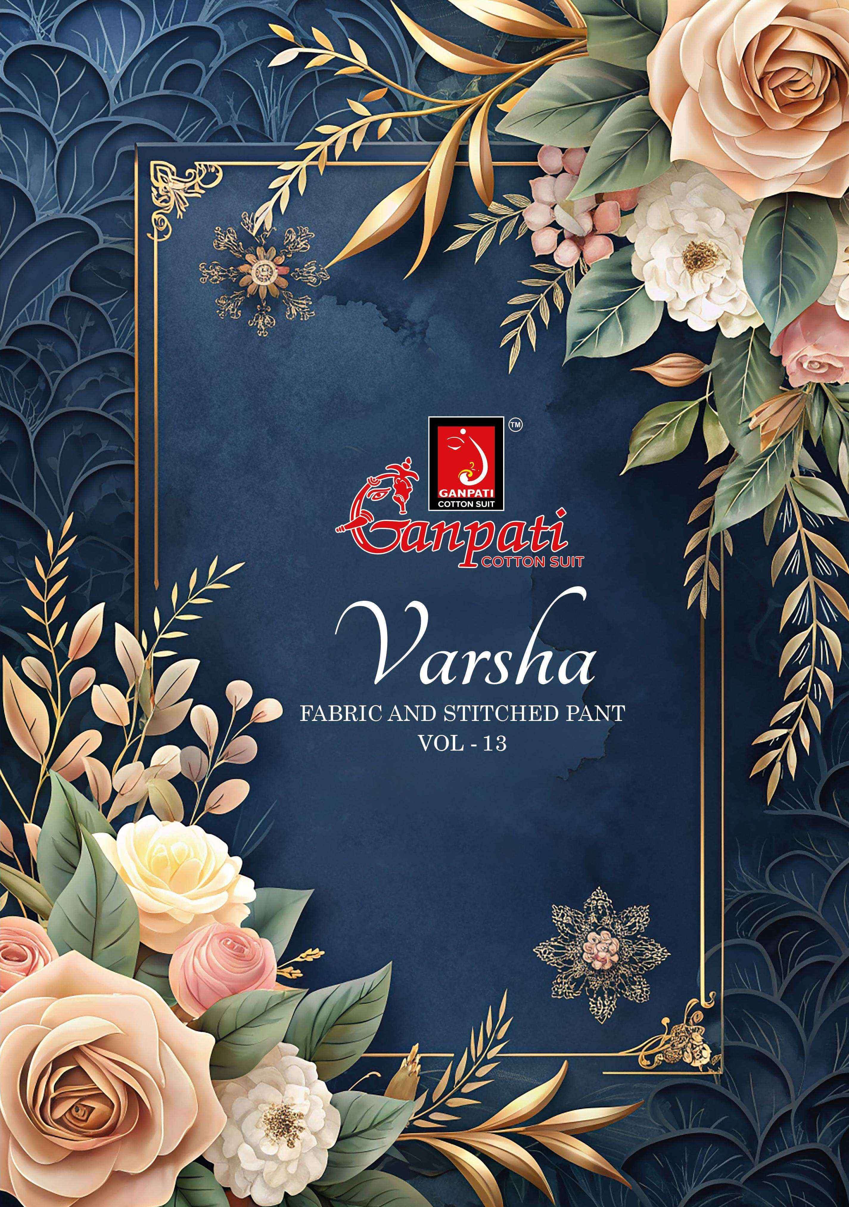 Ganpati Varsha Vol 13 Cotton Dress Material Collection ( 15 Pcs Catalog )