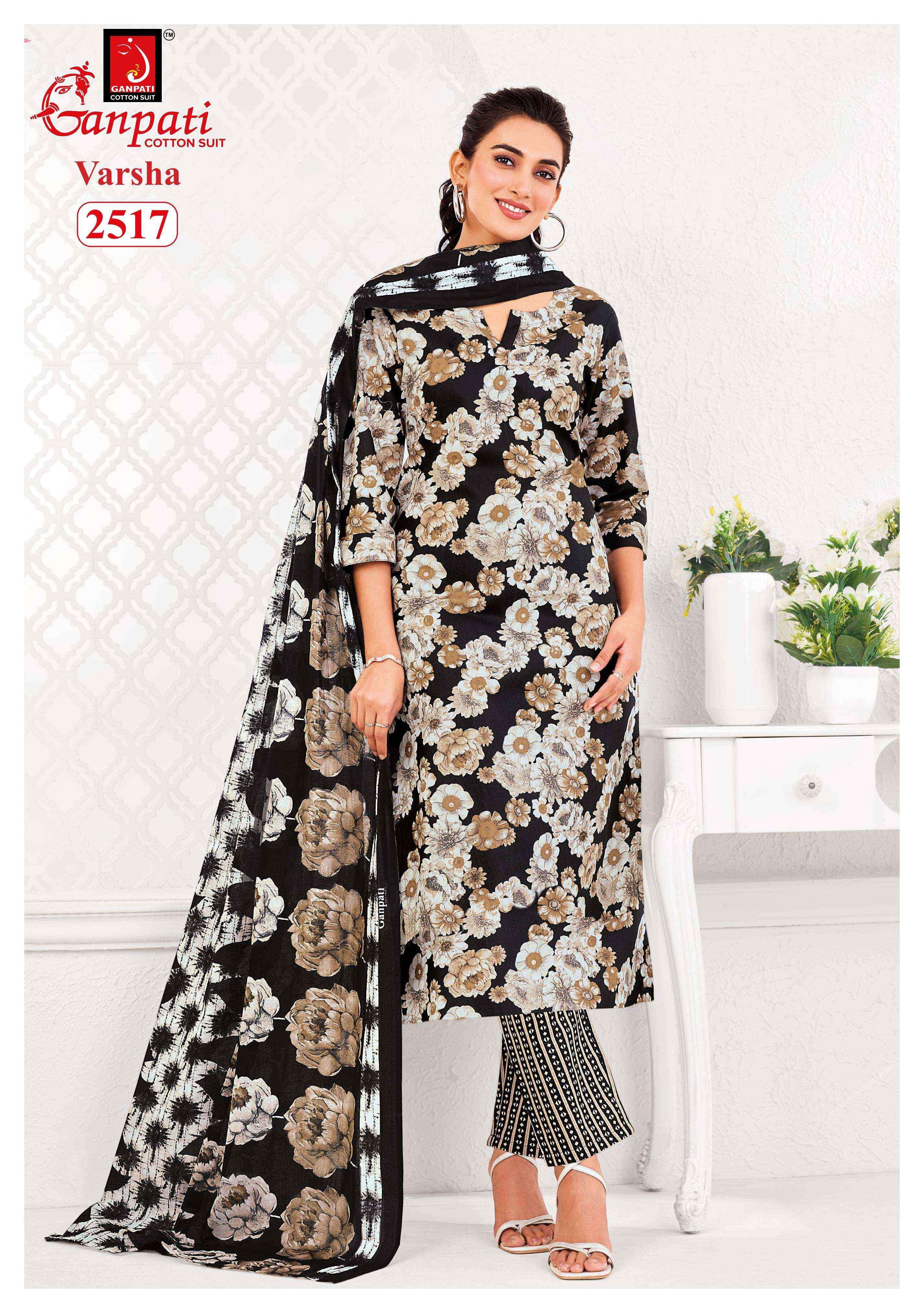 Ganpati Varsha Vol 13 Cotton Dress Material Collection ( 15 Pcs Catalog )