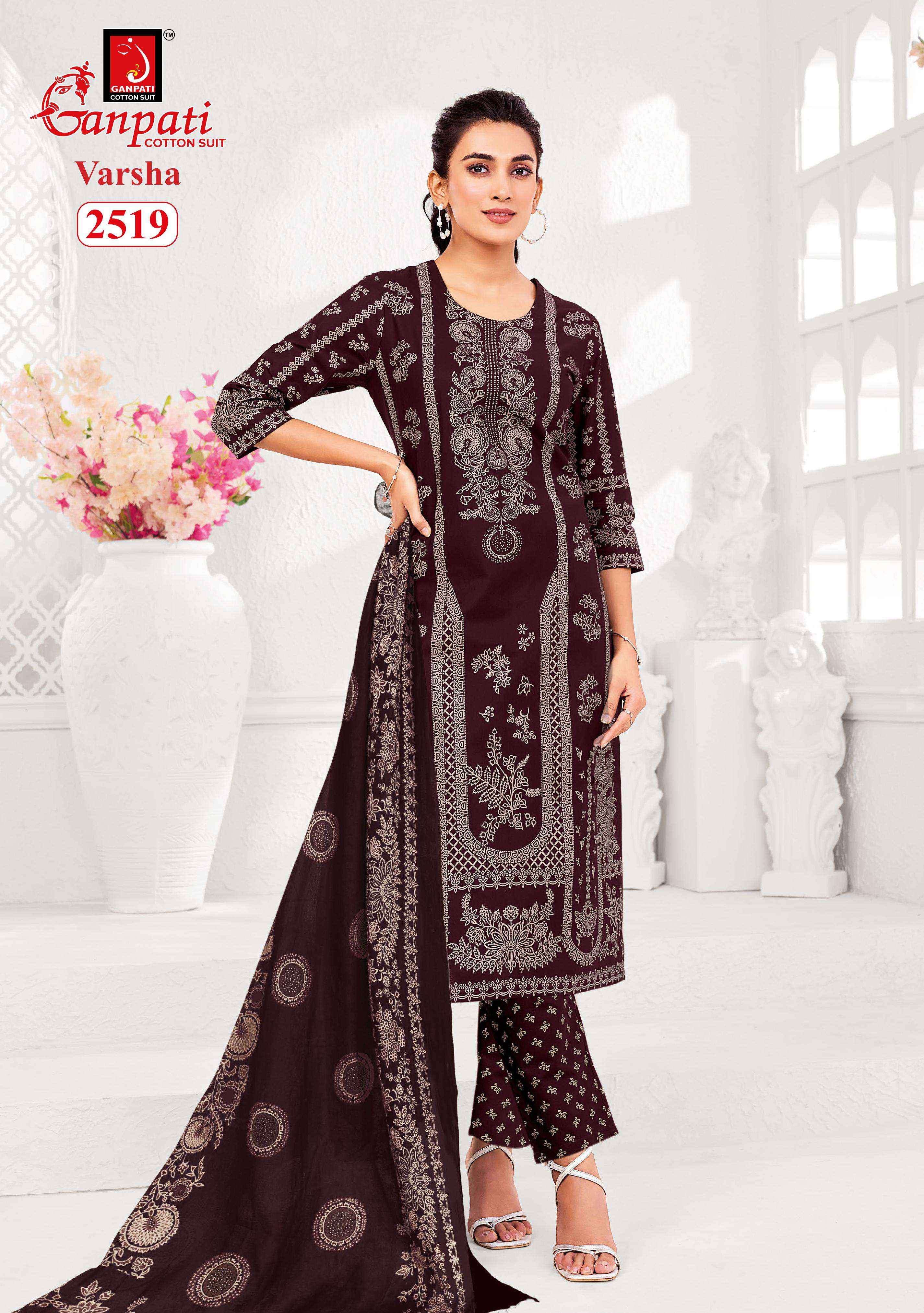 Ganpati Varsha Vol 13 Cotton Dress Material Collection ( 15 Pcs Catalog )