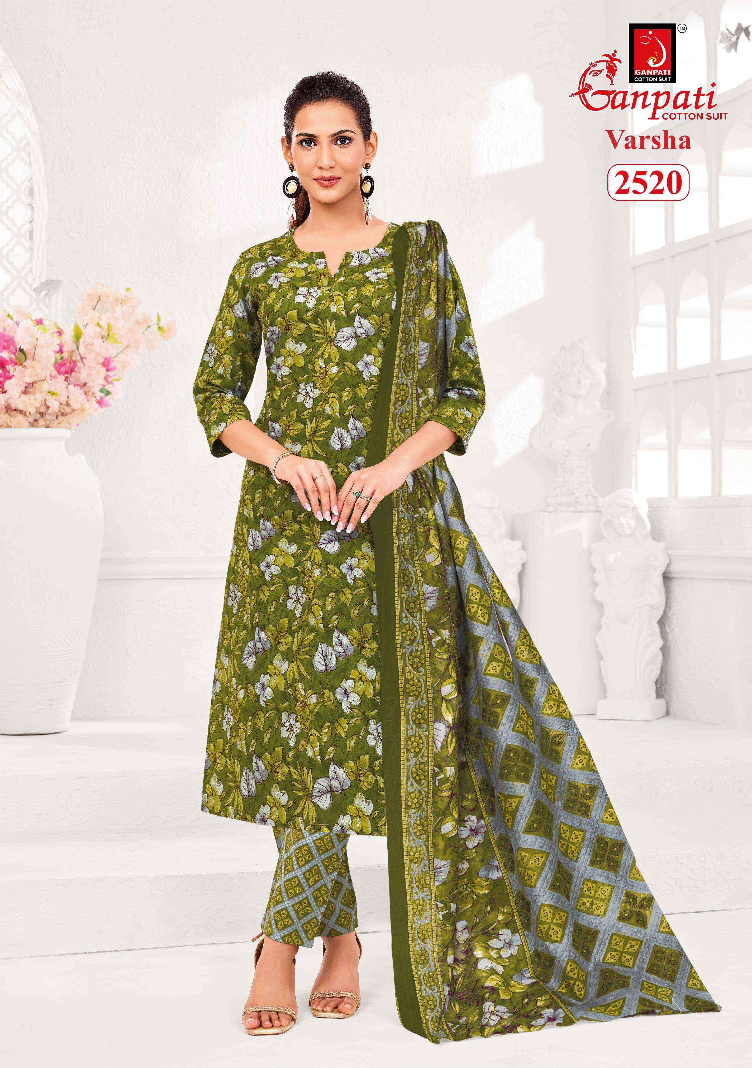 Ganpati Varsha Vol 13 Cotton Dress Material Collection ( 15 Pcs Catalog )