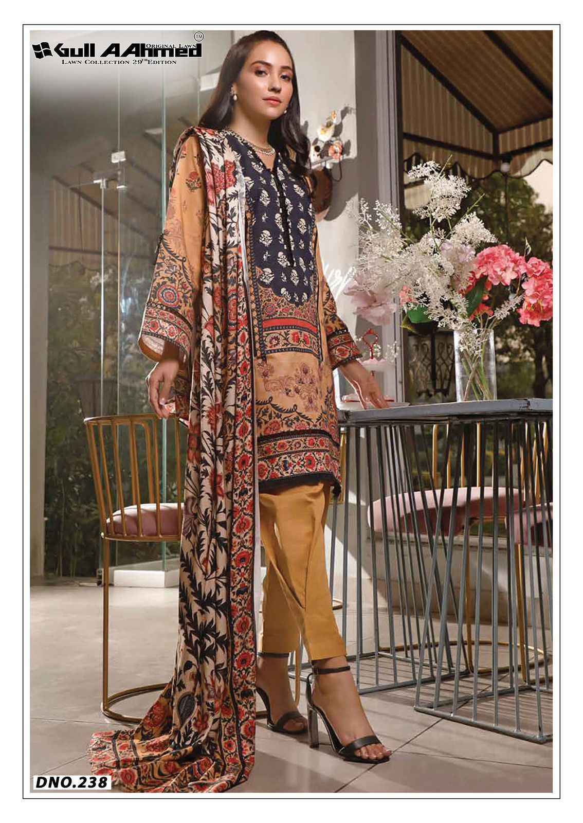 Gull Ahmed Lawn Collection Vol 29 Lawn Cotton Dress Material Wholesale ( 6 Pc Catalouge )