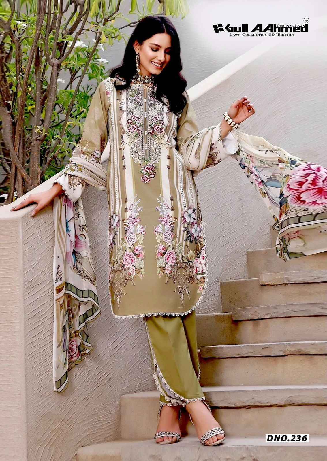 Gull Ahmed Lawn Collection Vol 29 Lawn Cotton Dress Material Wholesale ( 6 Pc Catalouge )
