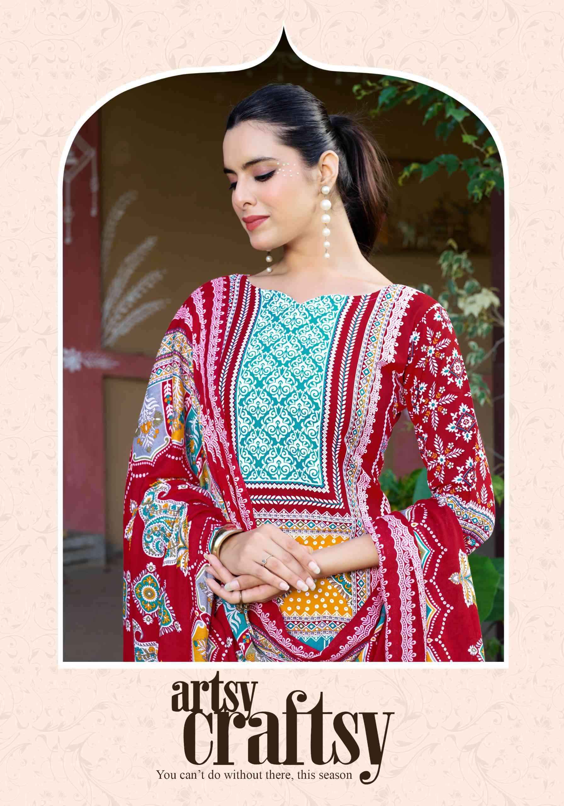 Harshit Mahroosh Edition 3 Designer Printed Rayon Dress Material Wholesale Price ( 6 Pcs Catalog )