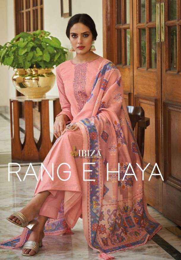 Ibiza Rang E Haya Pure Cotton Digital Printed Dress Material Wholesale Collection ( 8 Pcs Catalog )