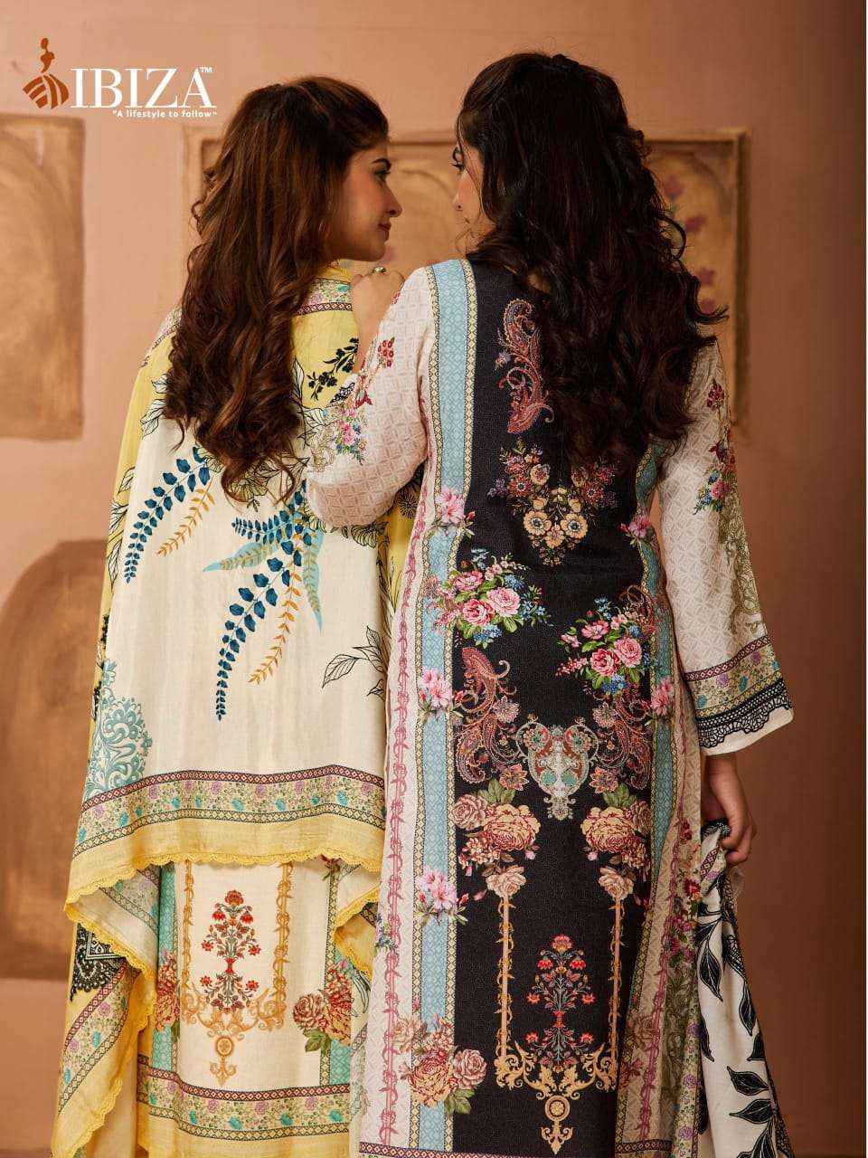 Ibiza Rangrez Bemberg Muslin Dress Material Collection ( 6 Pcs Catalog )