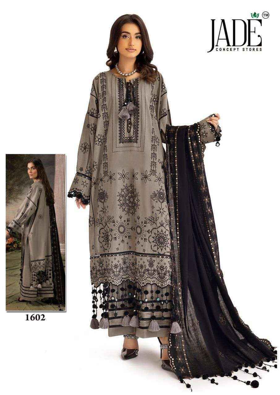 Jade Bin Saeed Heavy Luxury Vol 16 Lawn Cotton Dress Material Wholesale Price ( 6 Pcs Catalog )