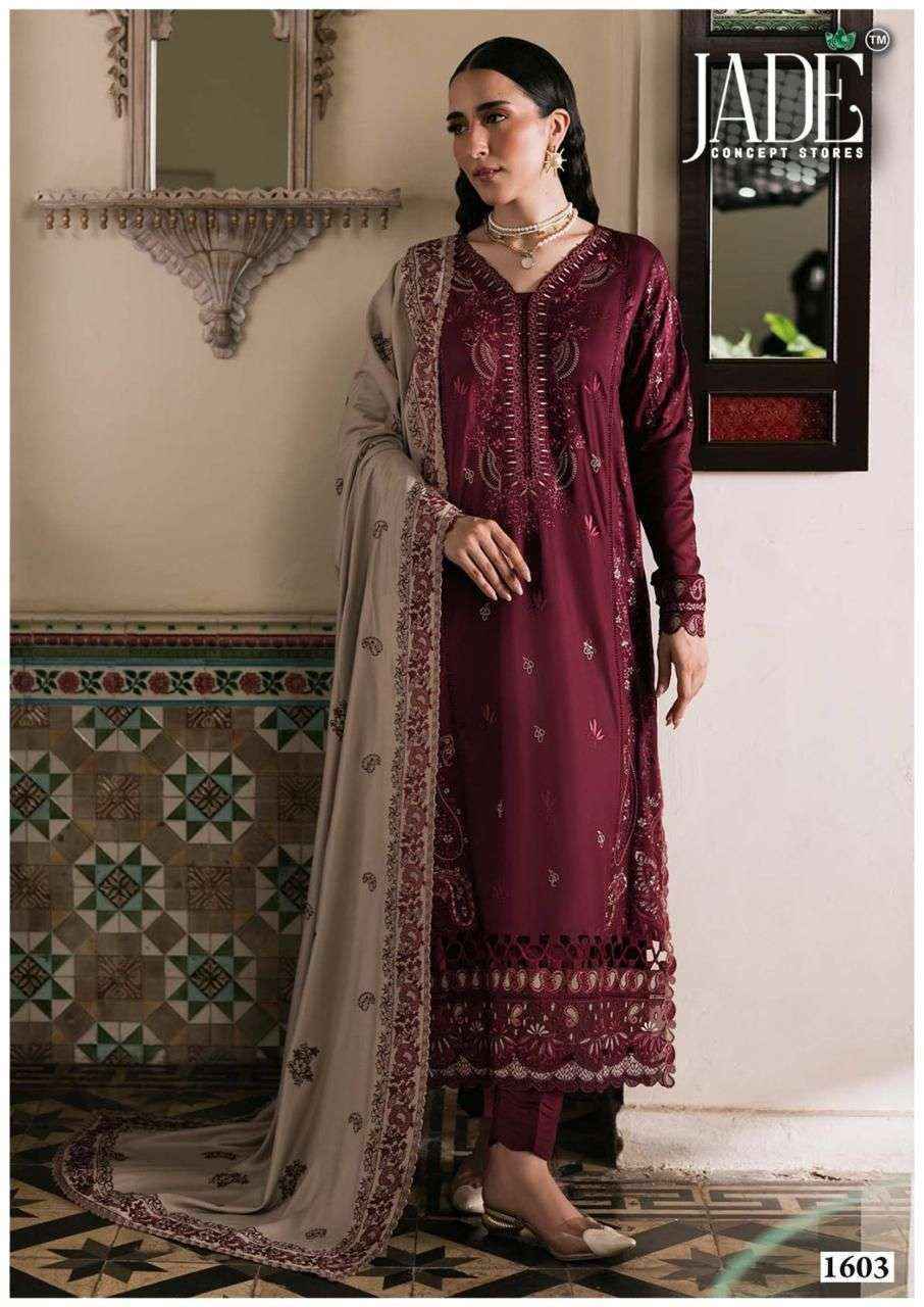Jade Bin Saeed Heavy Luxury Vol 16 Lawn Cotton Dress Material Wholesale Price ( 6 Pcs Catalog )