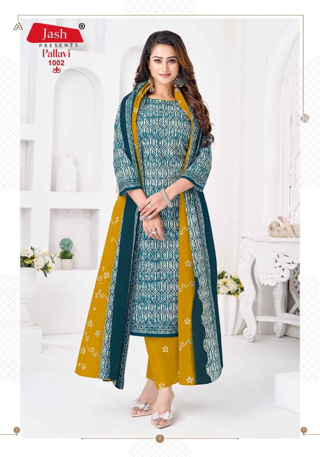 Jash Pallavi Vol 1 Cotton Dress Material Collection ( 10 Pcs Catalog )