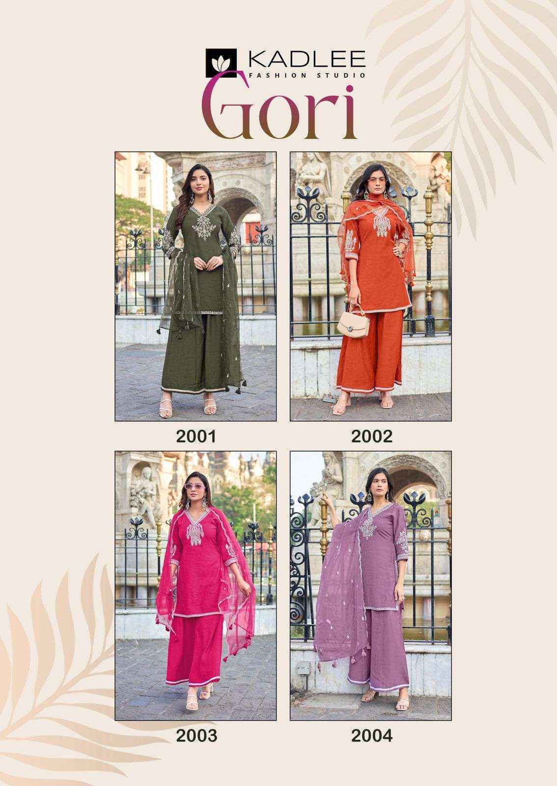 Kadlee Gori Viscose Kurti Combo Latest Catalogue ( 4 pcs Catalogue )