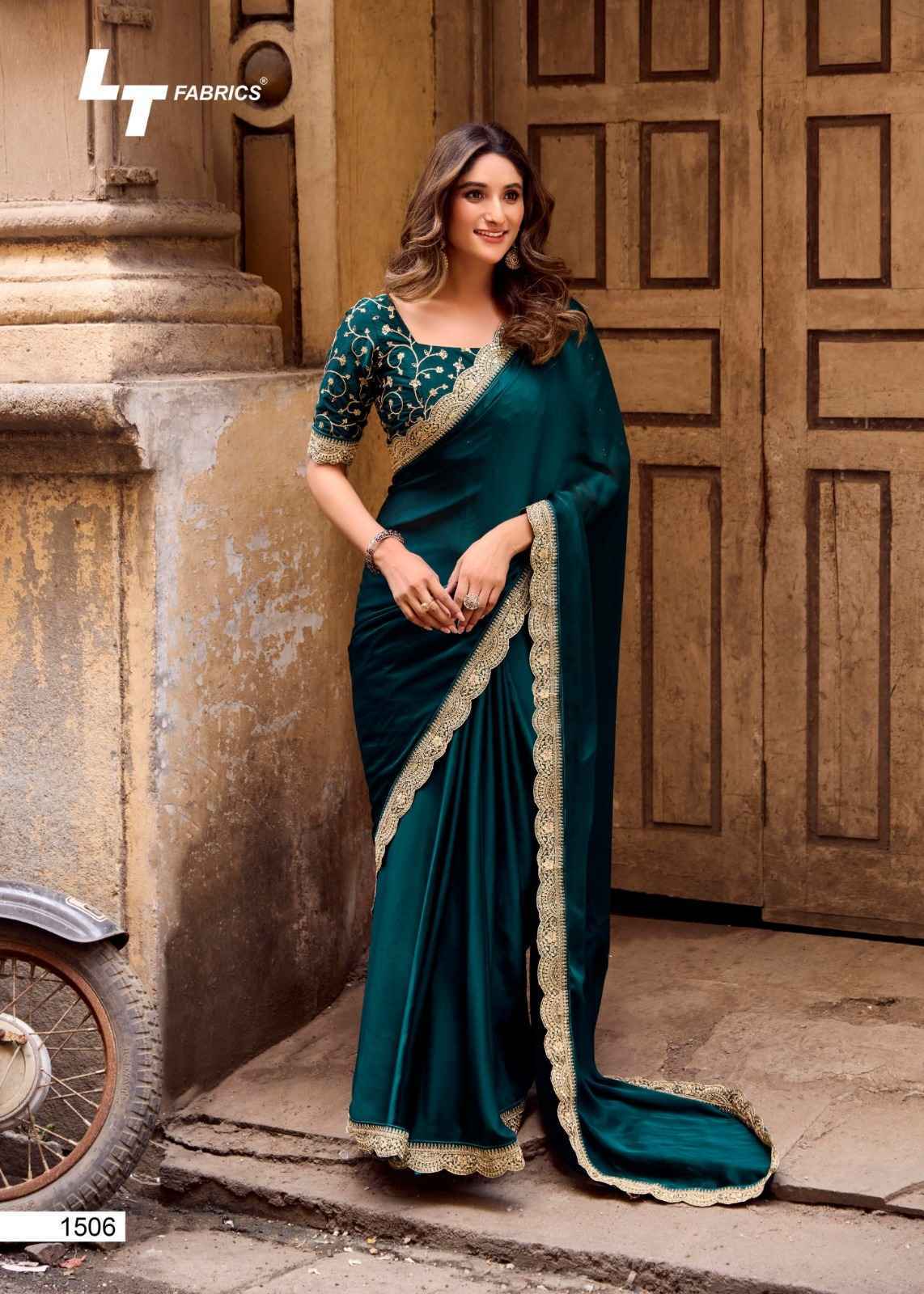 LT Fabrics Mangolia Vol 15 Malai Silk Saree Collection ( 6 Pcs Catalog )