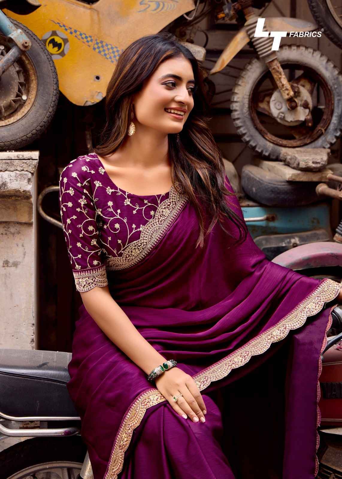 LT Fabrics Mangolia Vol 15 Malai Silk Saree Collection ( 6 Pcs Catalog )