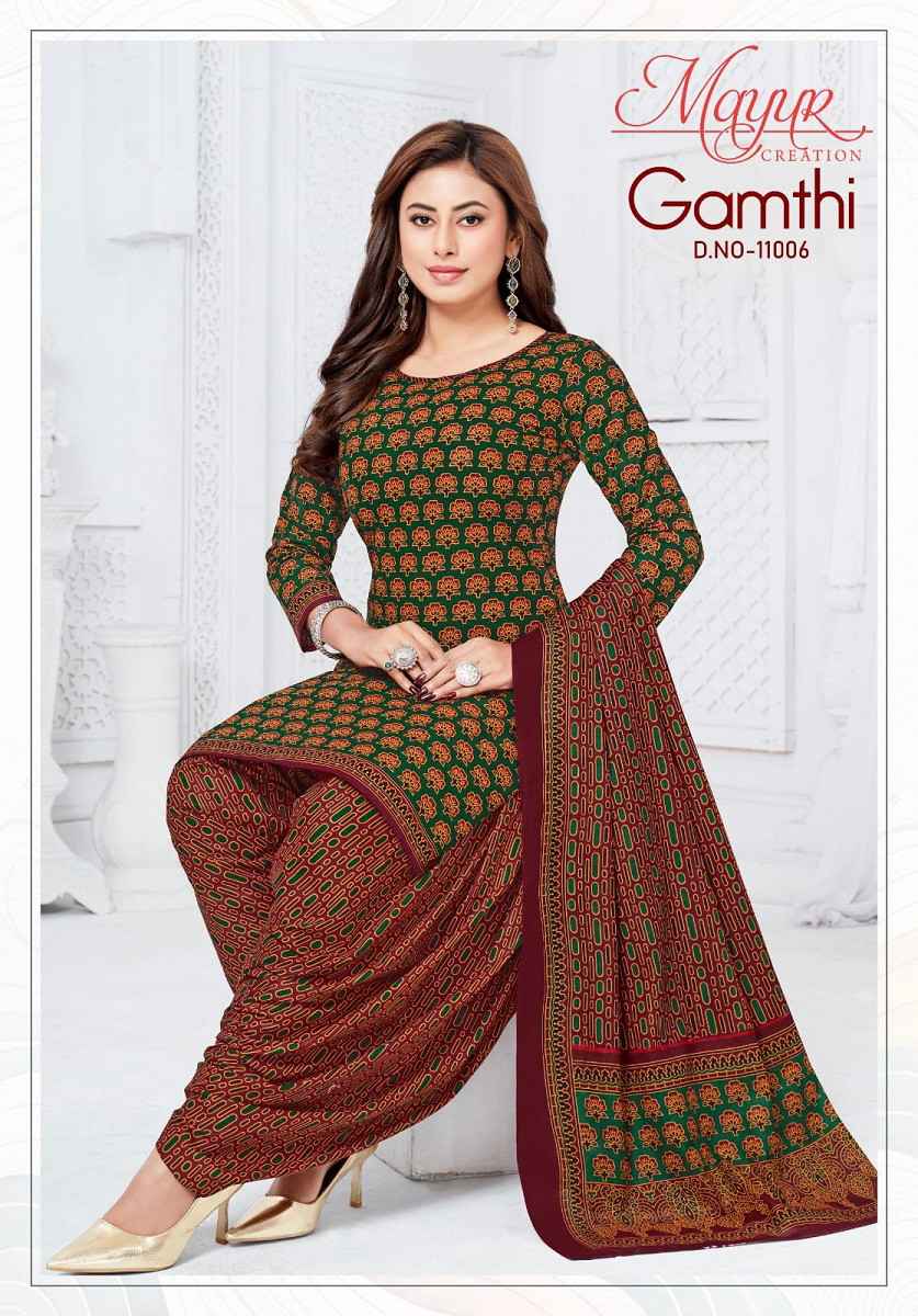 Mayur Gamthi Vol 11 Cotton Printed Dress Material Collection ( 10 Pcs Catalog )