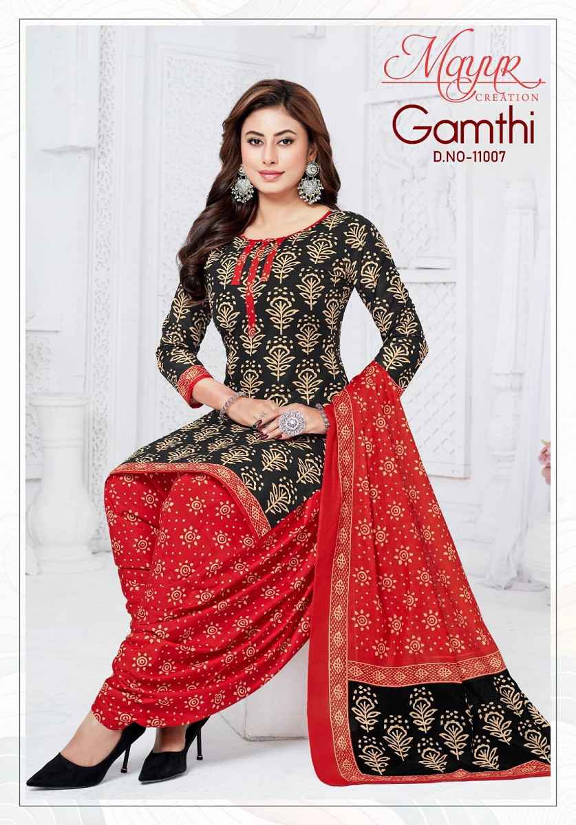 Mayur Gamthi Vol 11 Cotton Printed Dress Material Collection ( 10 Pcs Catalog )
