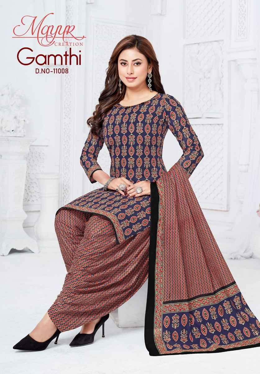 Mayur Gamthi Vol 11 Cotton Printed Dress Material Collection ( 10 Pcs Catalog )