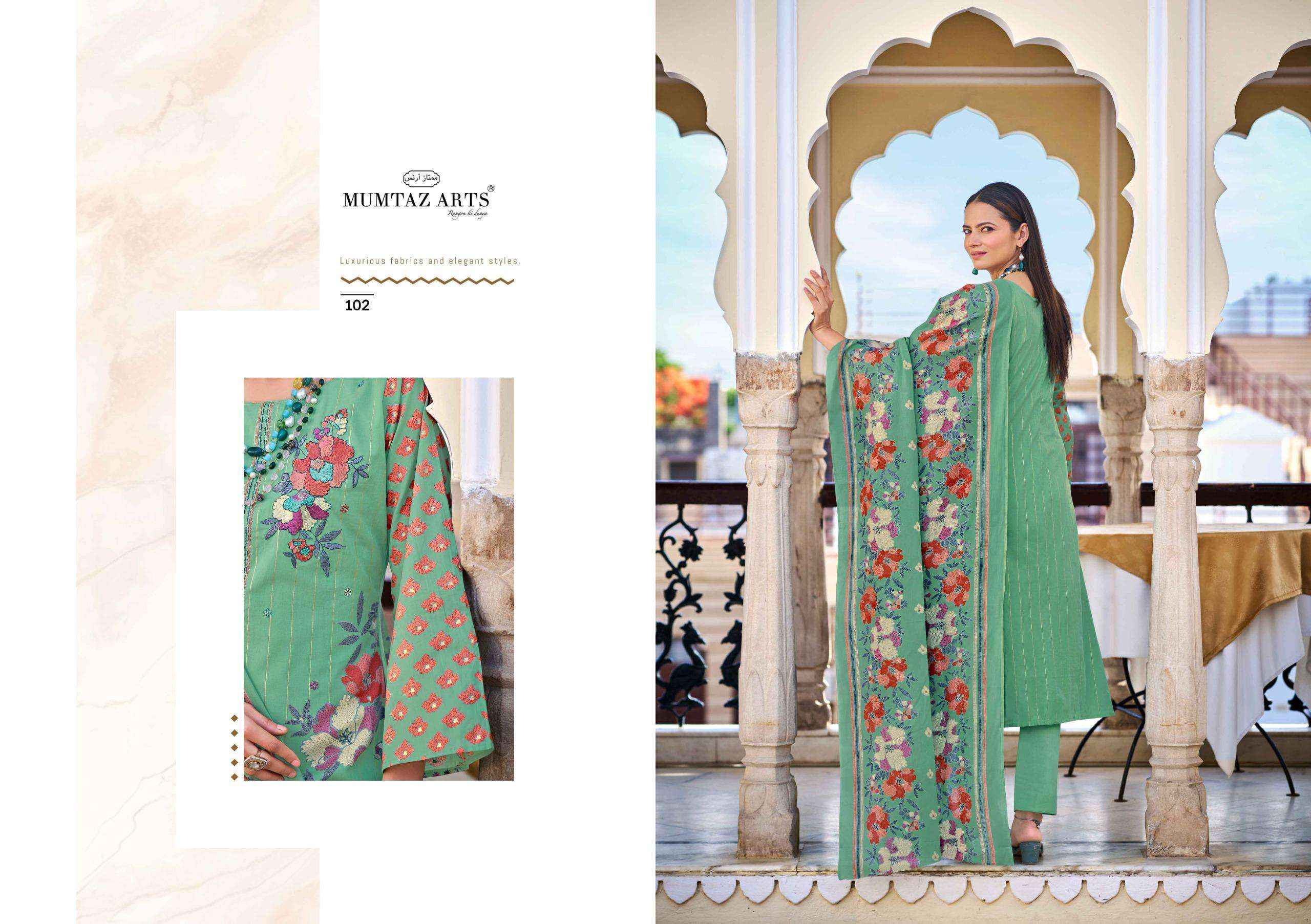 Mumtaz Arts Hello Sunshine Digital Printed Cotton Dress Material Collection ( 4 Pcs Catalog )