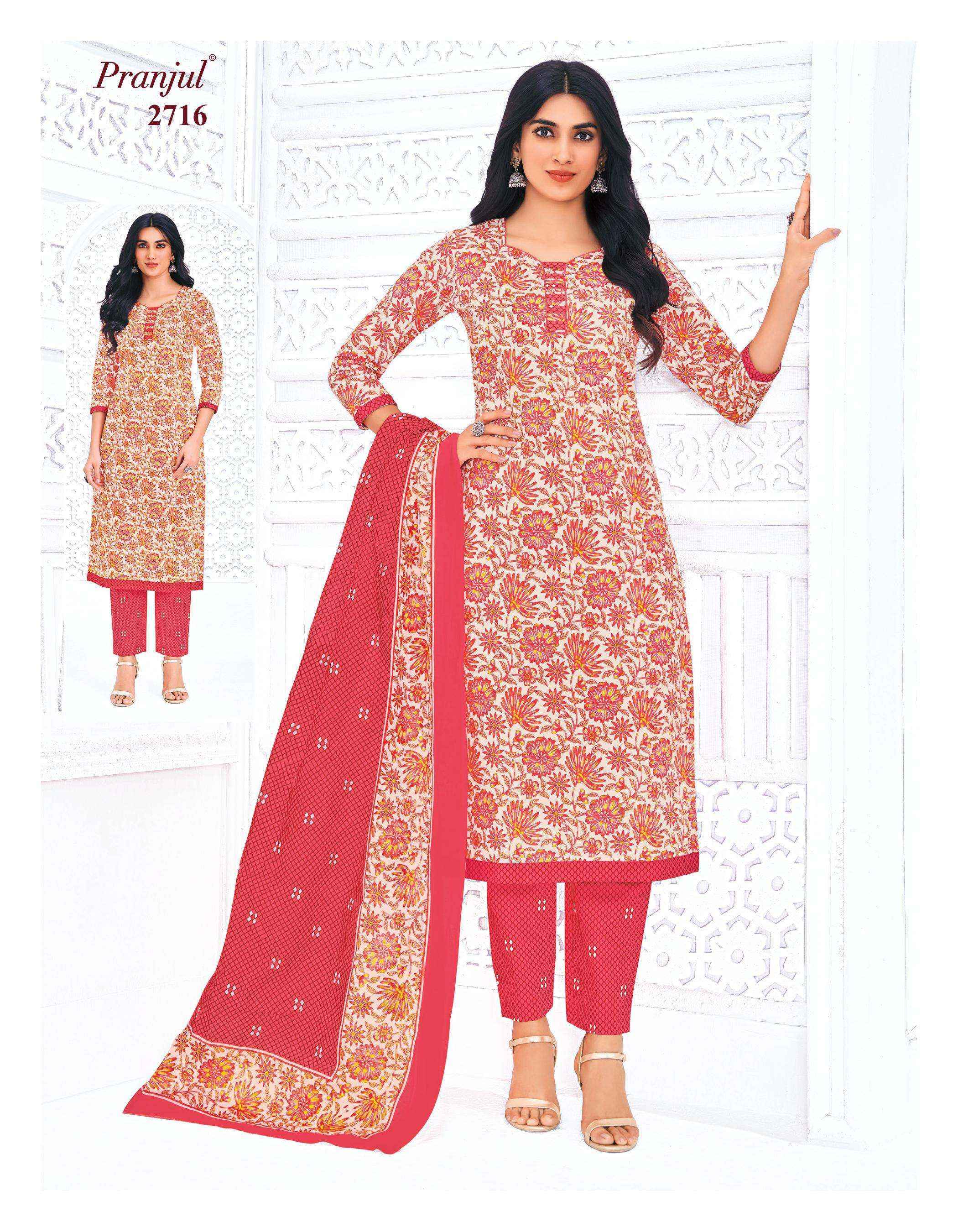 Pranjul Priyanka Vol 27 Cotton Dress Material Wholesale Price ( 36 Pcs Catalog )