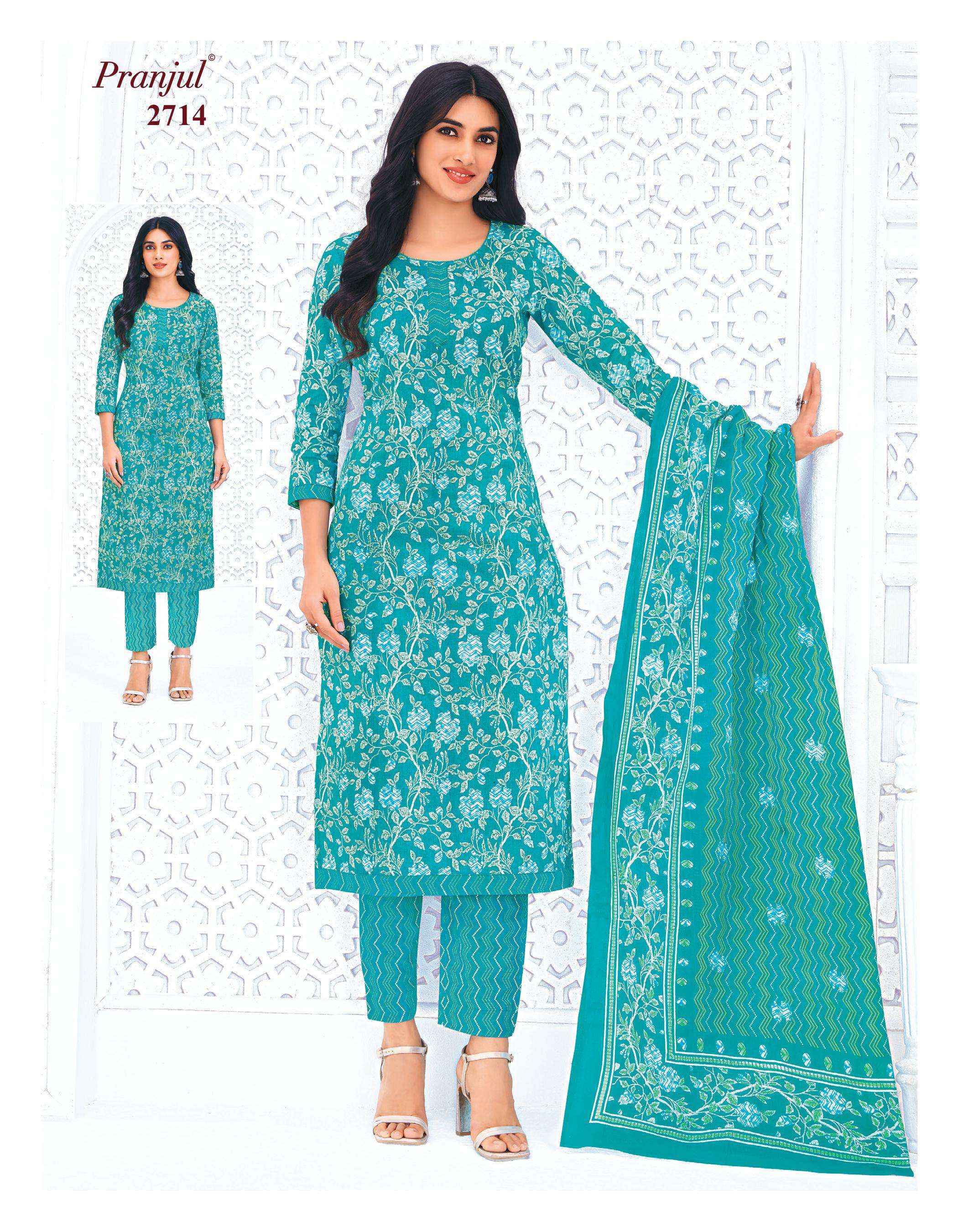 Pranjul Priyanka Vol 27 Cotton Dress Material Wholesale Price ( 36 Pcs Catalog )