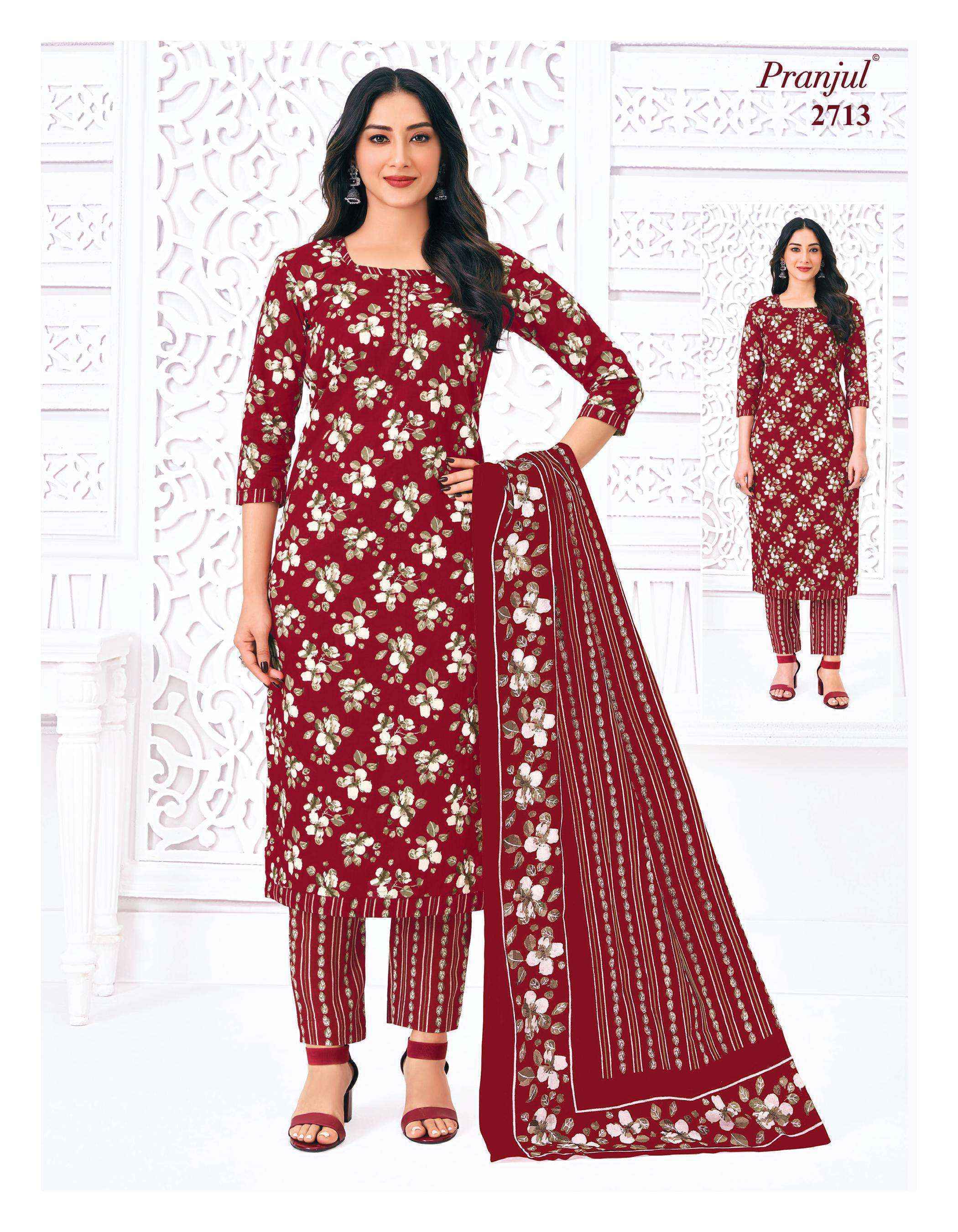 Pranjul Priyanka Vol 27 Readymade Cotton Dress Wholesale Price ( 36 Pcs Catalog )