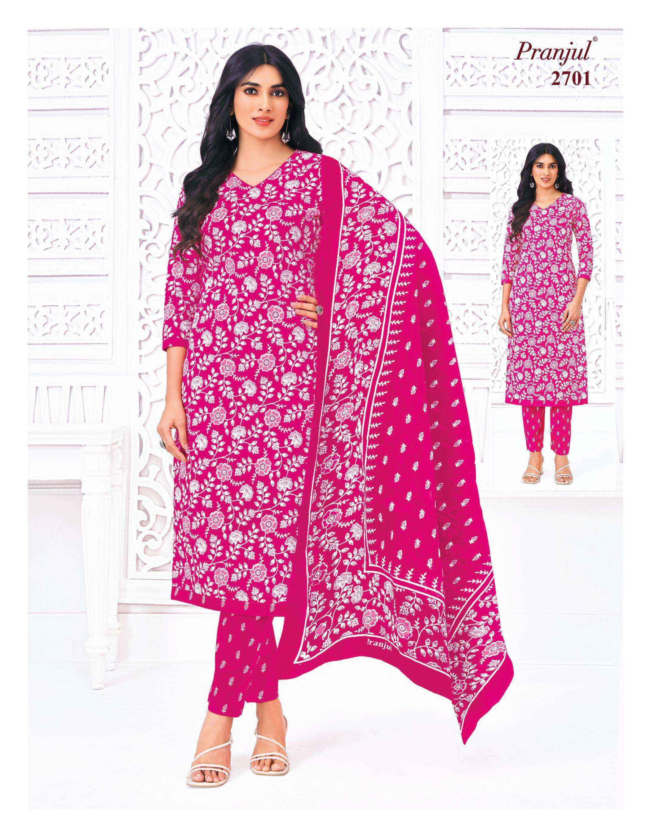 Pranjul Priyanka Vol 27 Readymade Cotton Dress Wholesale Price ( 36 Pcs Catalog )