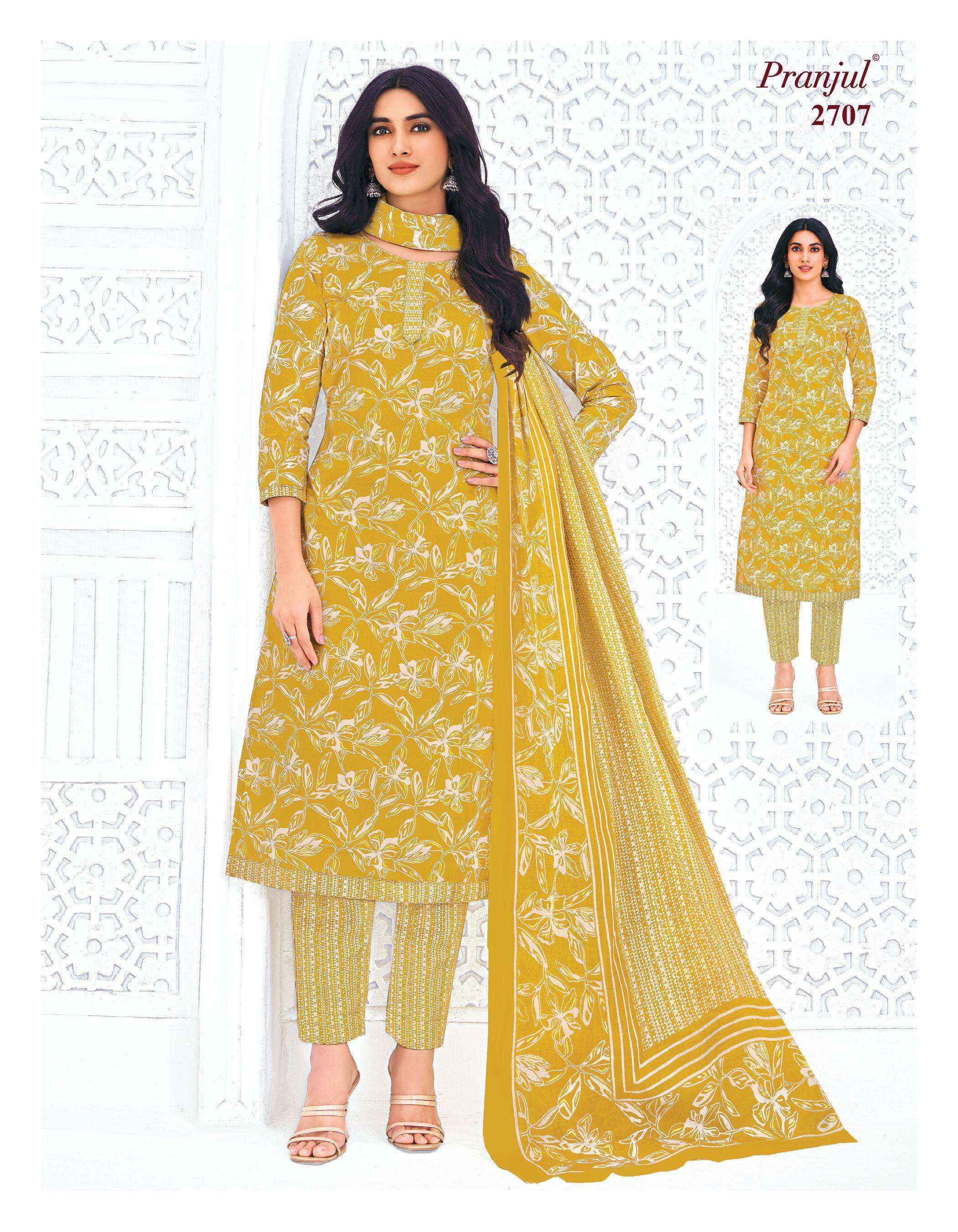 Pranjul Priyanka Vol 27 Readymade Cotton Dress Wholesale Price ( 36 Pcs Catalog )