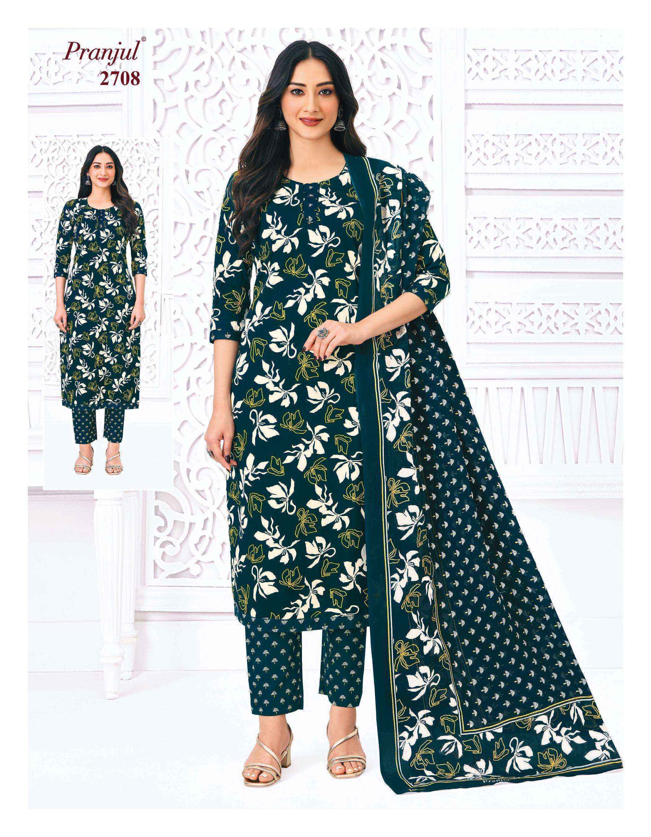 Pranjul Priyanka Vol 27 Readymade Cotton Dress Wholesale Price ( 36 Pcs Catalog )